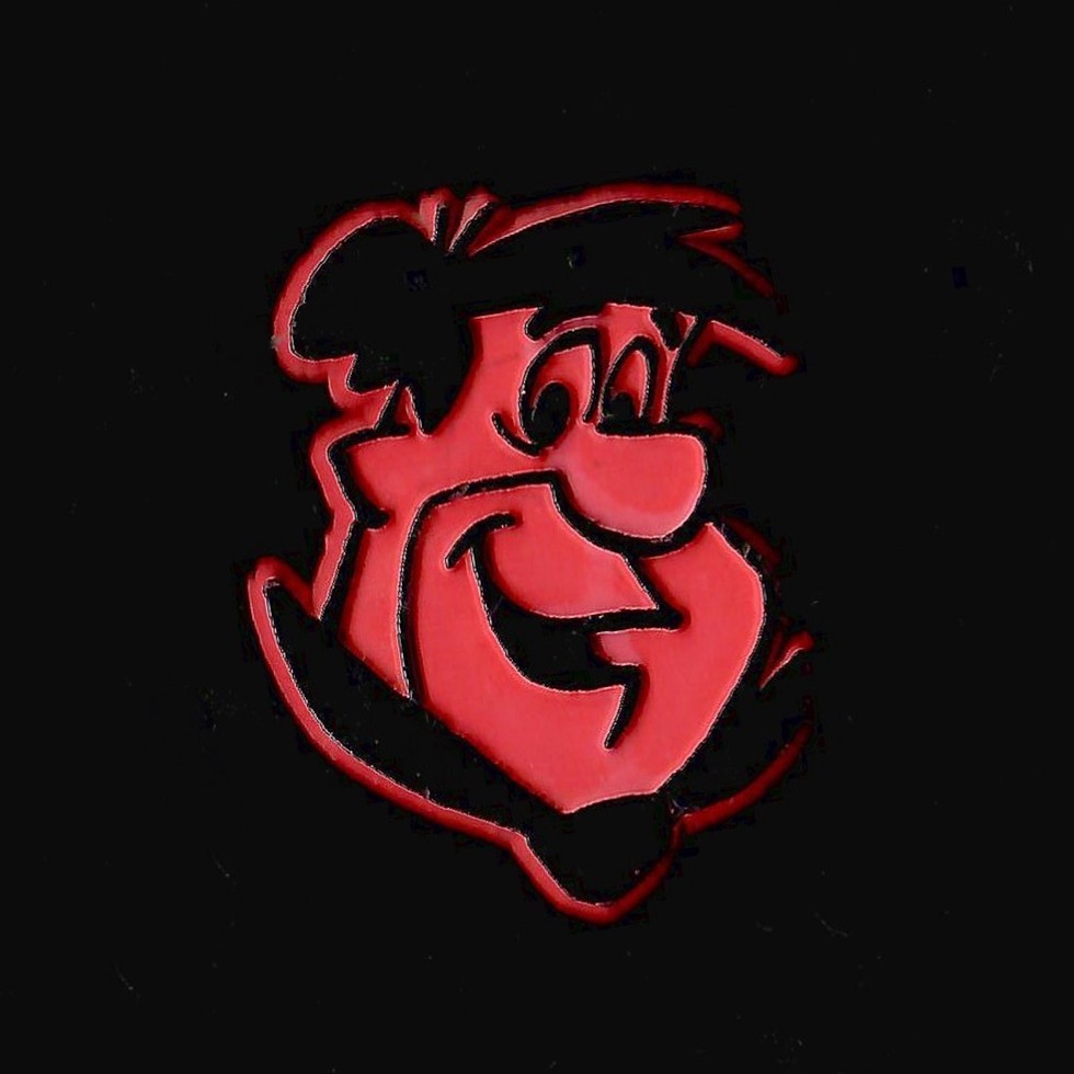 Fred Flintstone Hanna Barbera Flexible Vtg Rubber Fridge Magnet Cartoon \'70s