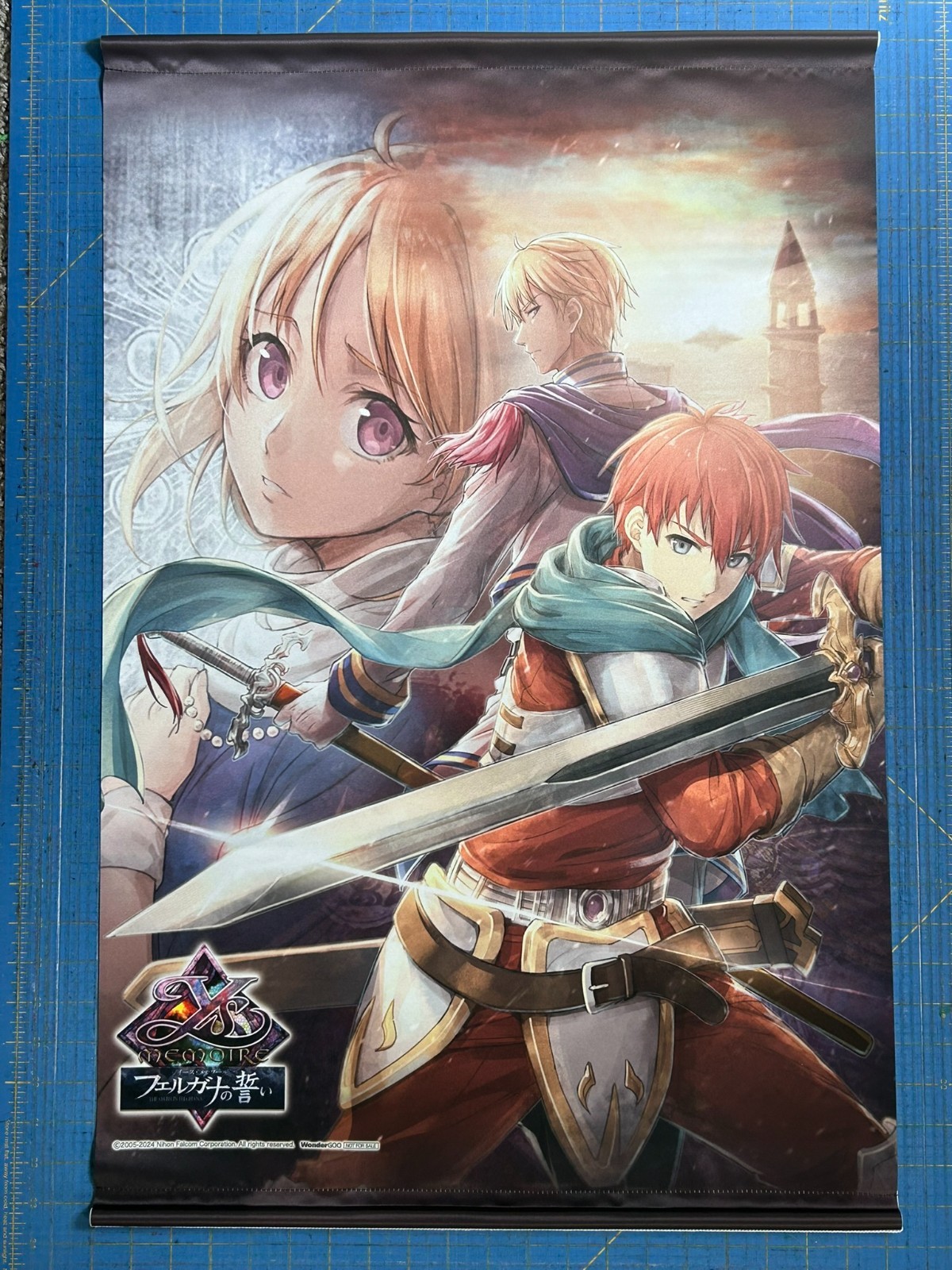 Ys Memoire Oath in Felghana Adol Key Visual B2 Tapestry Wall Scroll Nihon Falcom