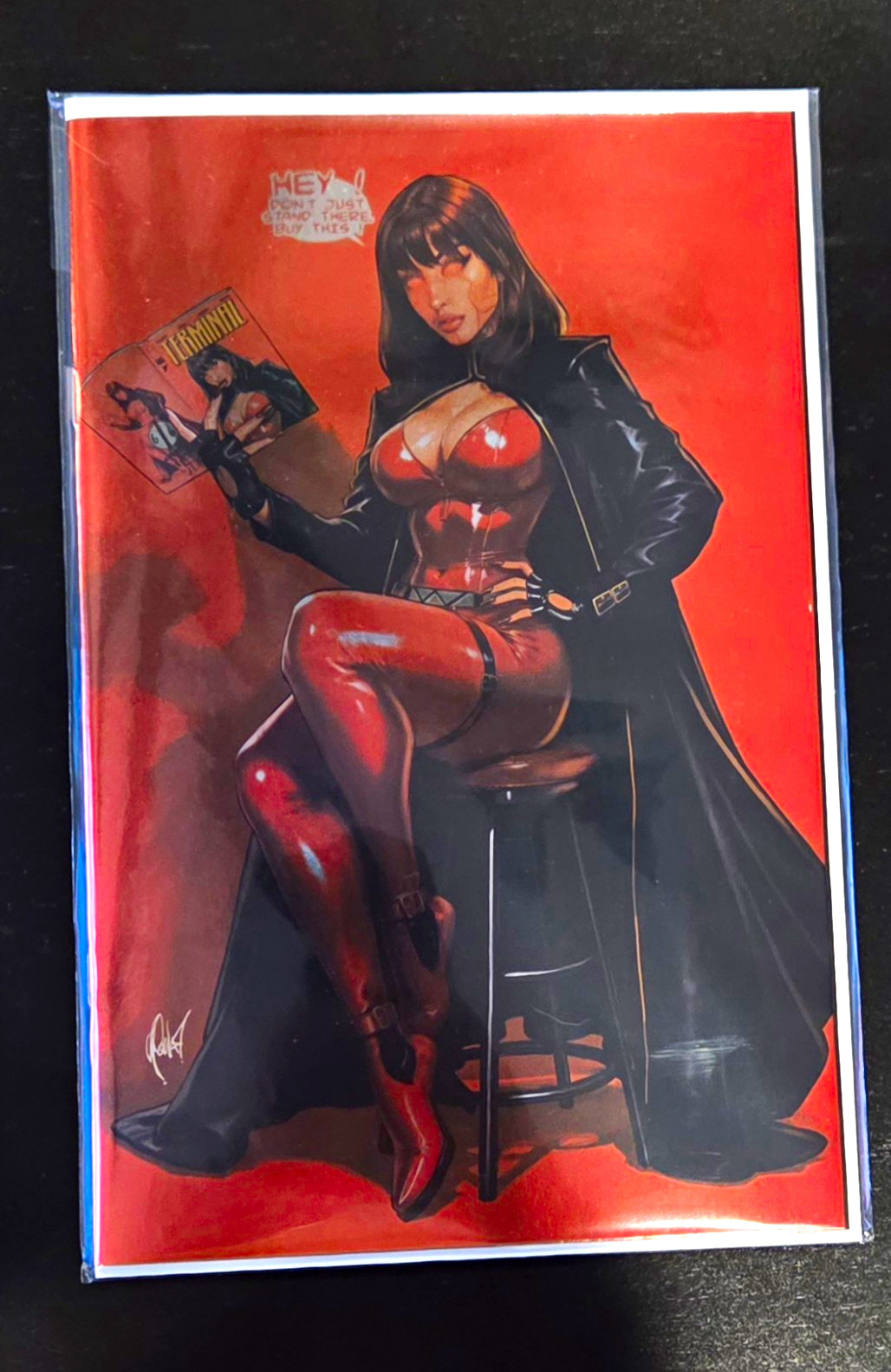 TERMINAL #2 CEDRIC POULAT 616 COMICS Foil Virgin Variant Comic