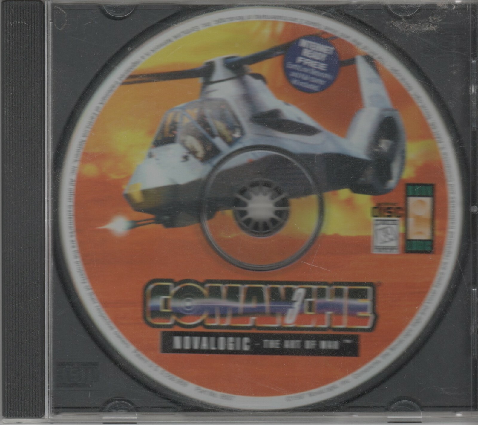 ITHistory SOFTWARE IBM  (1997) COMANCHE 3 The Art Of War (Novalogic)  CD OF