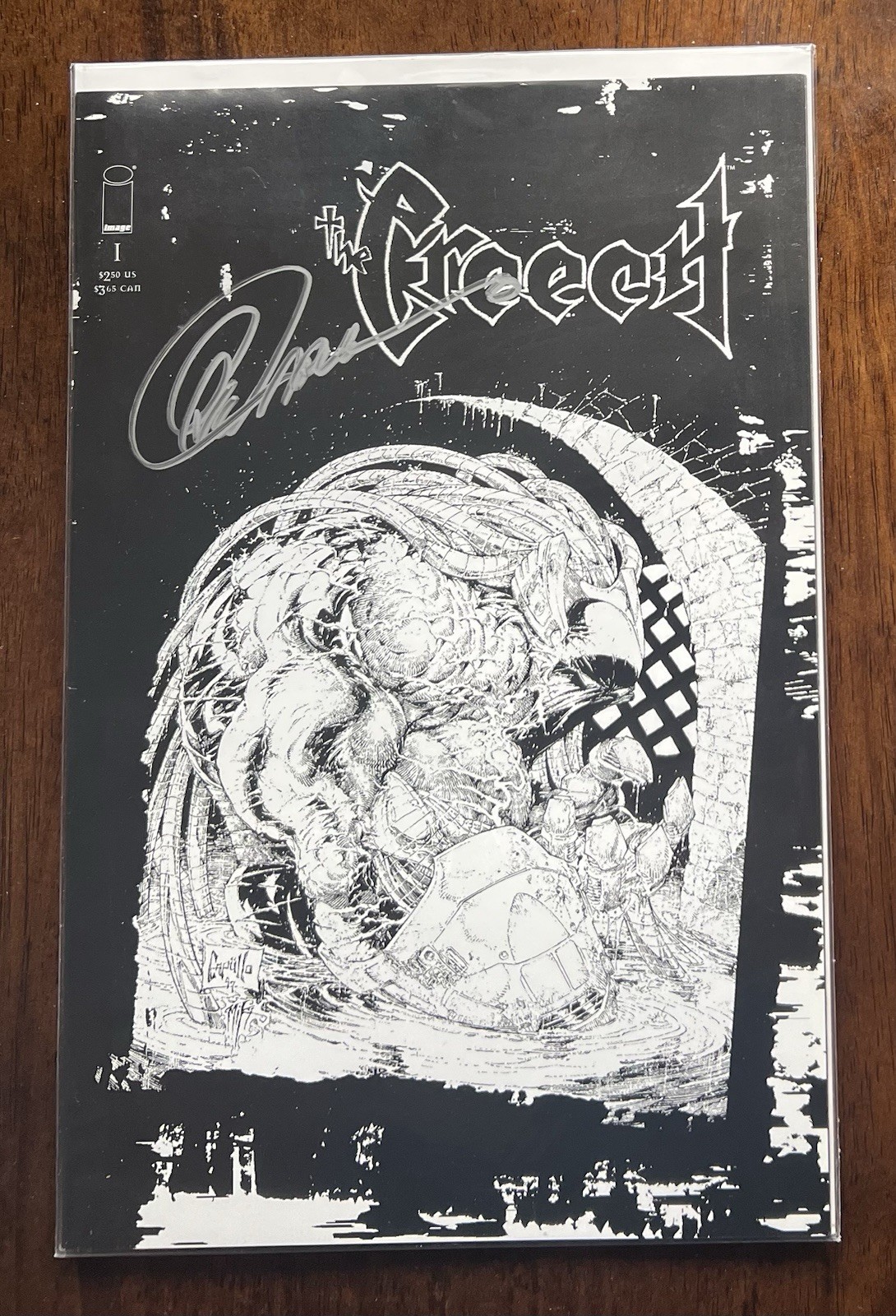 The Creech #1 Black & White Variant Signed by Greg Capull - Low print run SCARCE