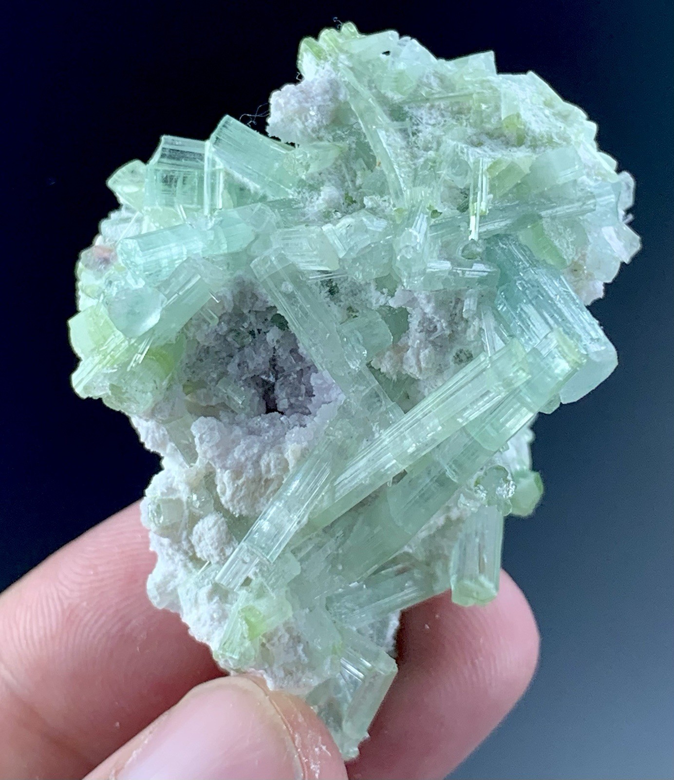 180 Ct Natural Tourmaline Crystal Bunch From Afghanistan