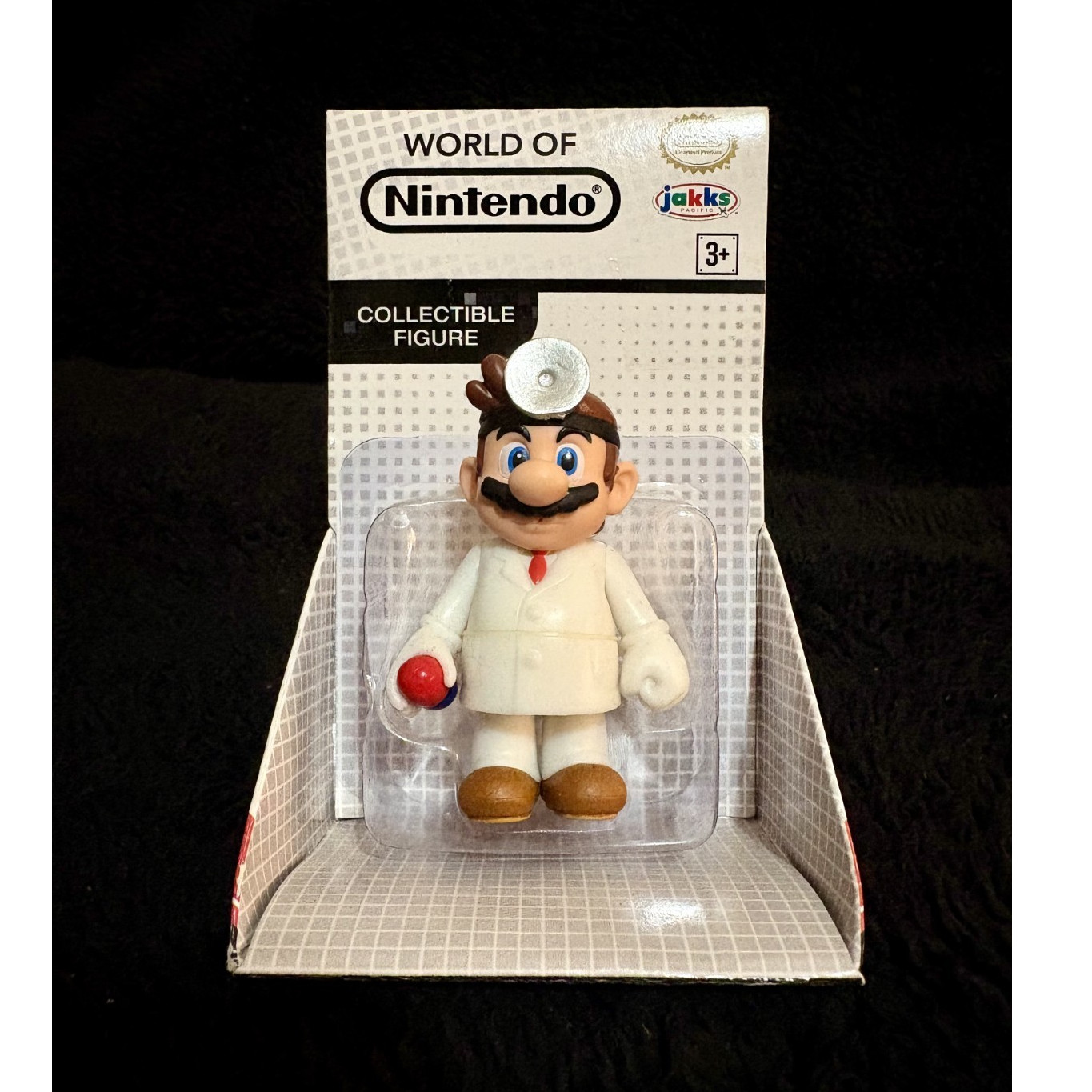 Jakks Pacific World of Nintendo Dr Mario Collectable Figure - NIB