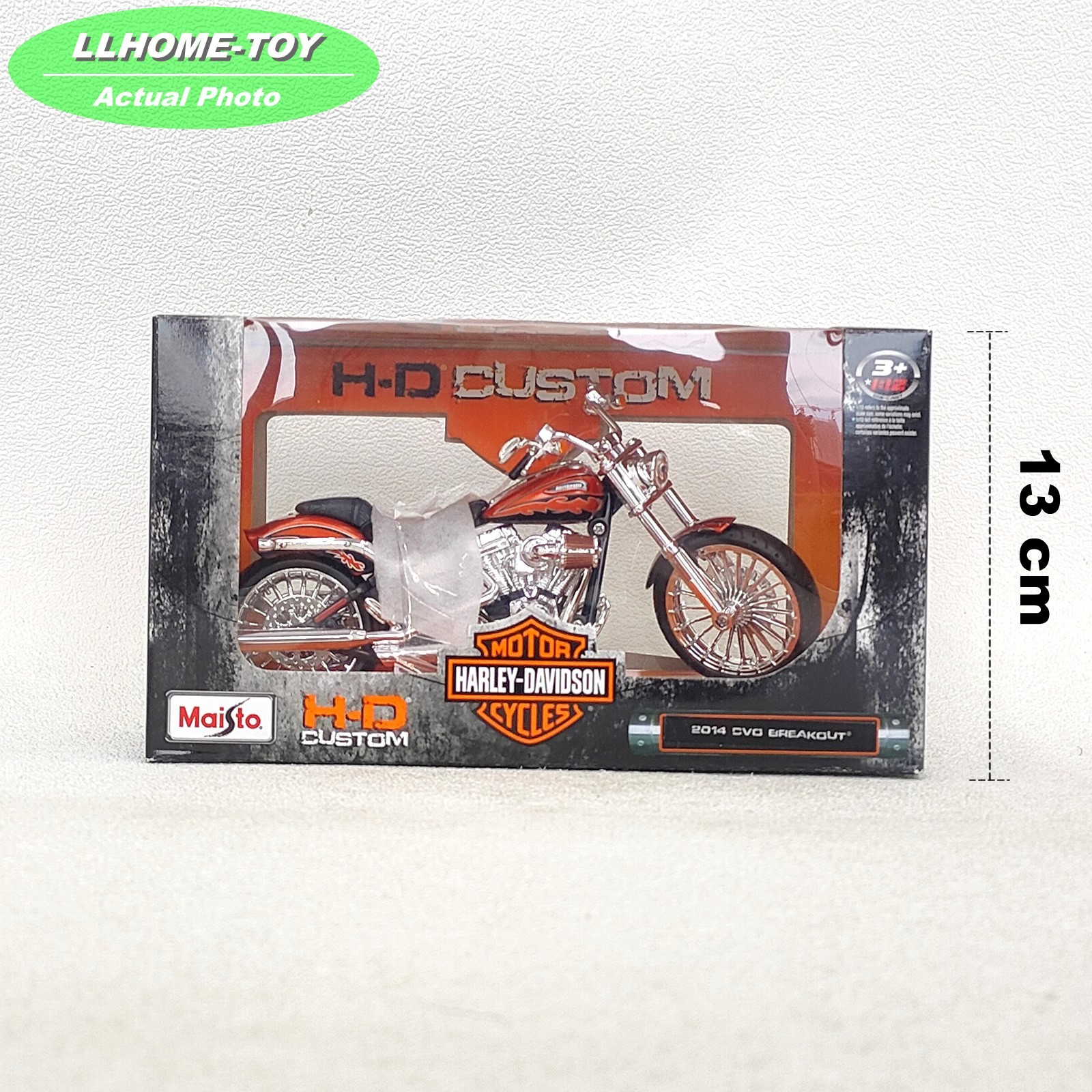 MAISTO 1:12 HL2014 CVO BREAKOUT MOTORCYCLE Bike Model collection Toy Gift NIB