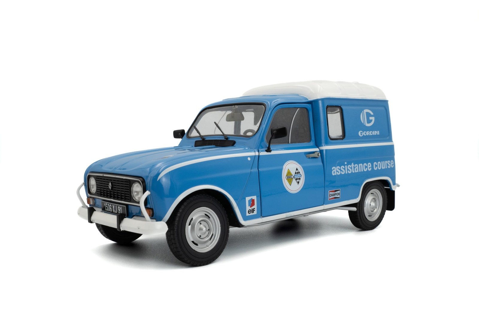 Solido 1:18 Renault 4LF4 Gordini Service Blue 1976 Diecast Model Car