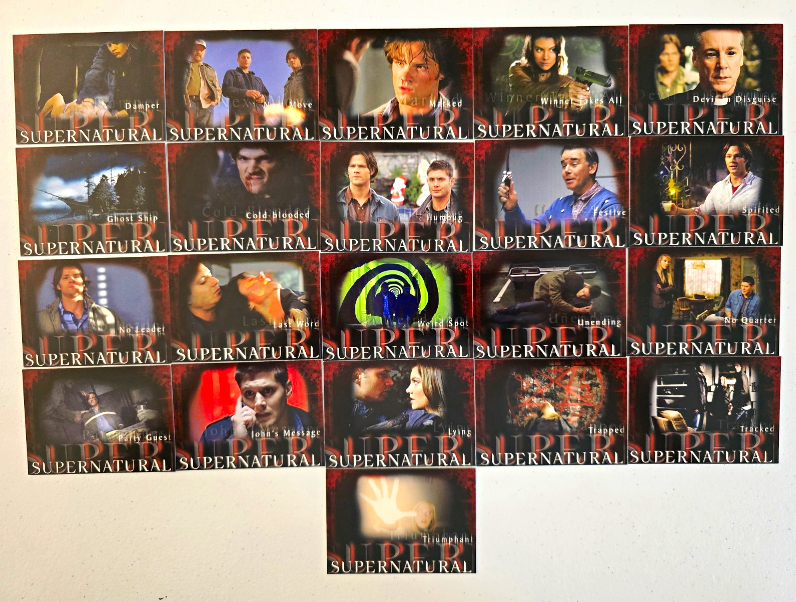 Inkworks 2008 Supernatural Season 3 21 Card Lot Trading Cards Winchester Demon