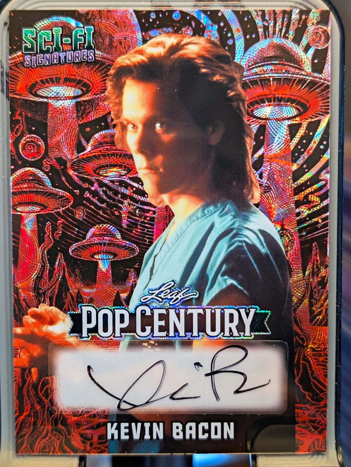 2025 Leaf Pop Century Kevin Bacon Sci-Fi Signatures Auto 1/1 SF-KB1 Tremors