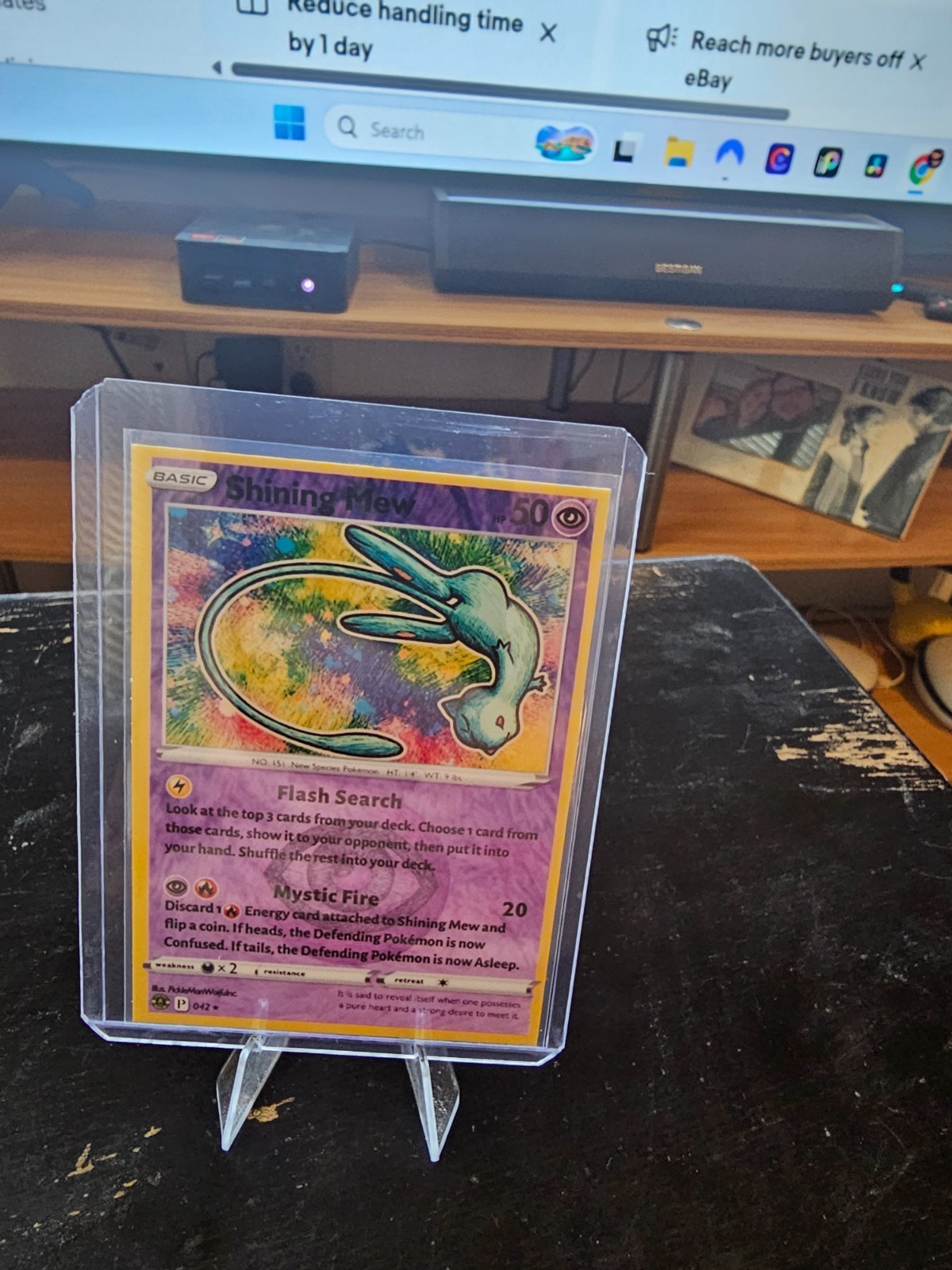 Shining Mew 10/15 Gotta Sketch 'Em All Pokémon