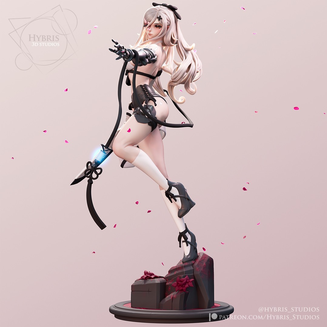 1:6 Zero Drakengard 3 Fan Art UNPAINTED High Quality Garage Kit