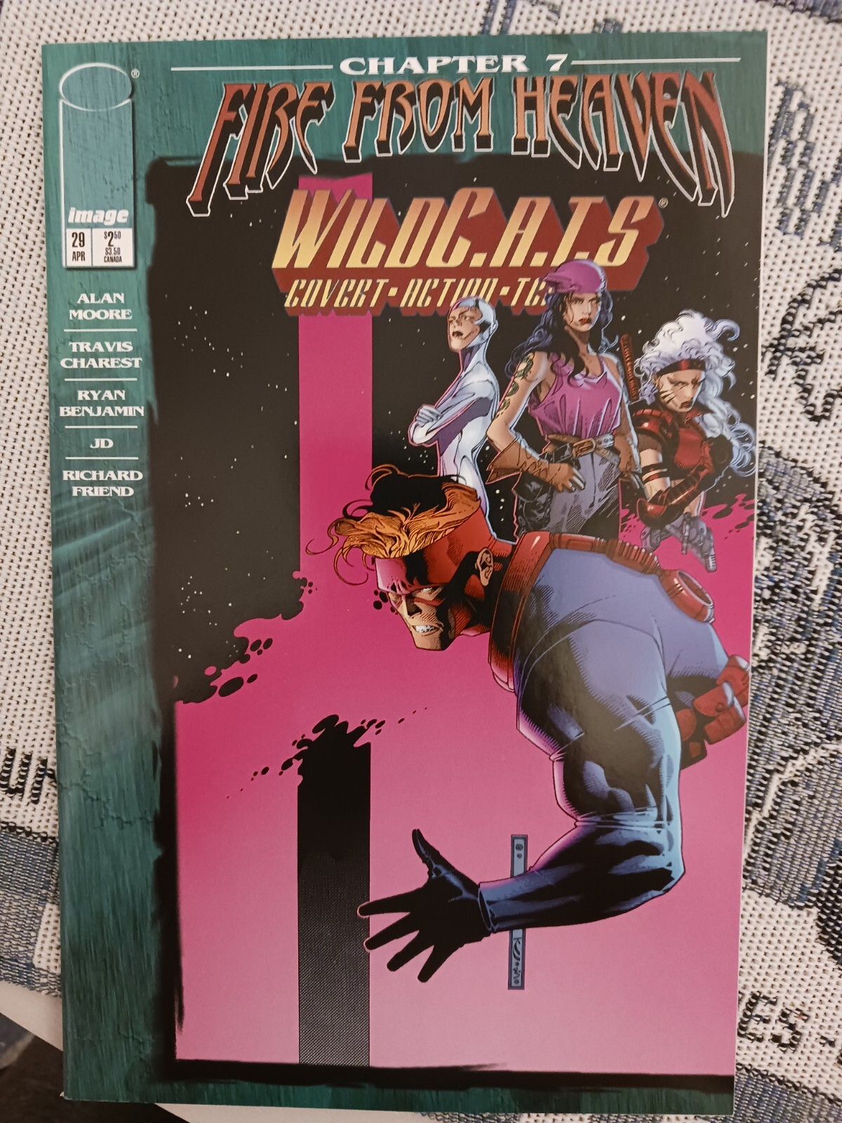 Wildc.A.T.S #29 (Image Comics May 1996) NM/M white pages Fire From Heaven ch.7