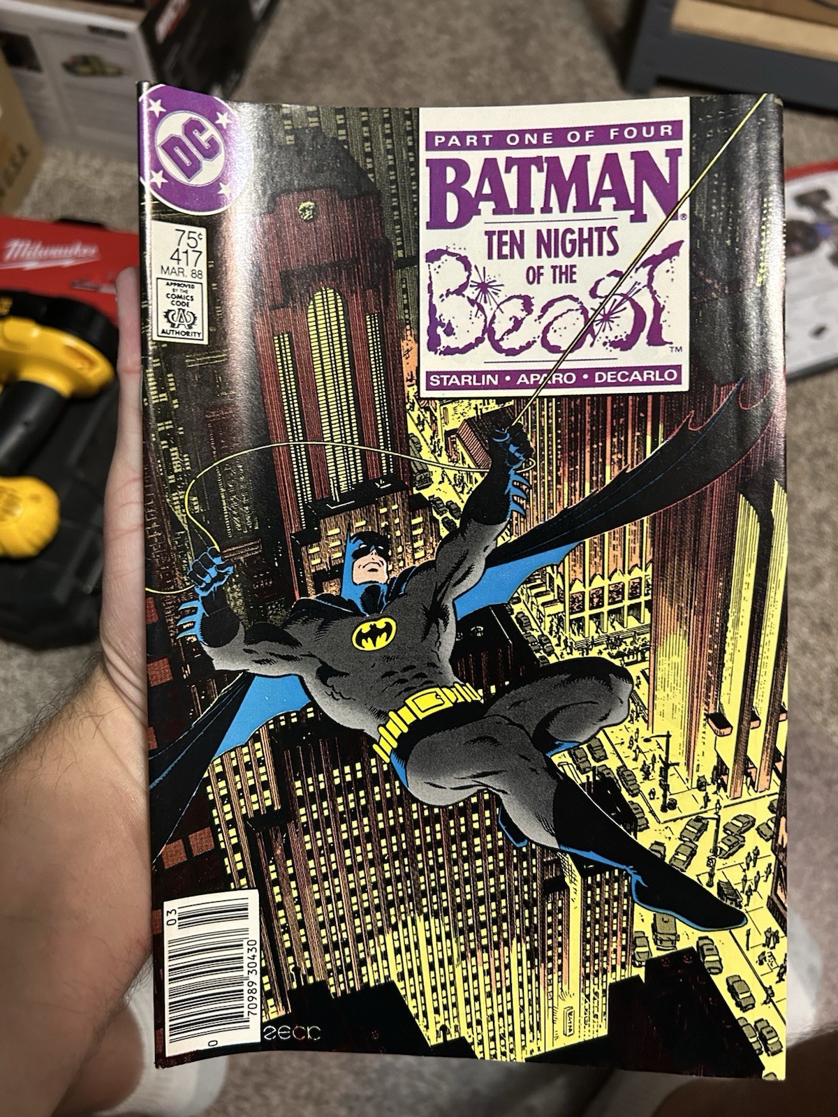 Batman #417 Ten Nights Of The Beast Part One Near Mint Nm