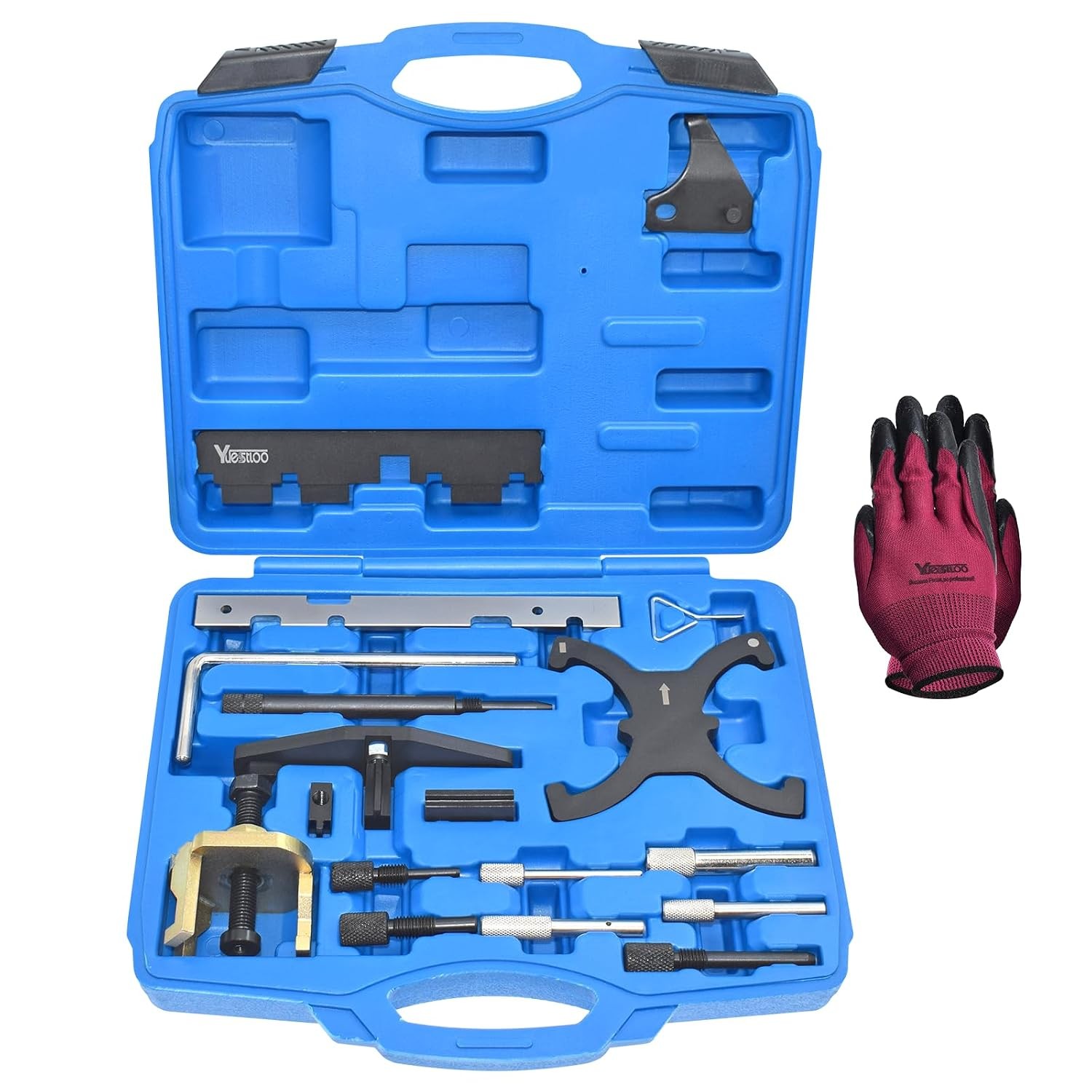 Engine Timing Tool Kit 18PCS Camshaft Flywheel Locking Tools Comp 303-1097
