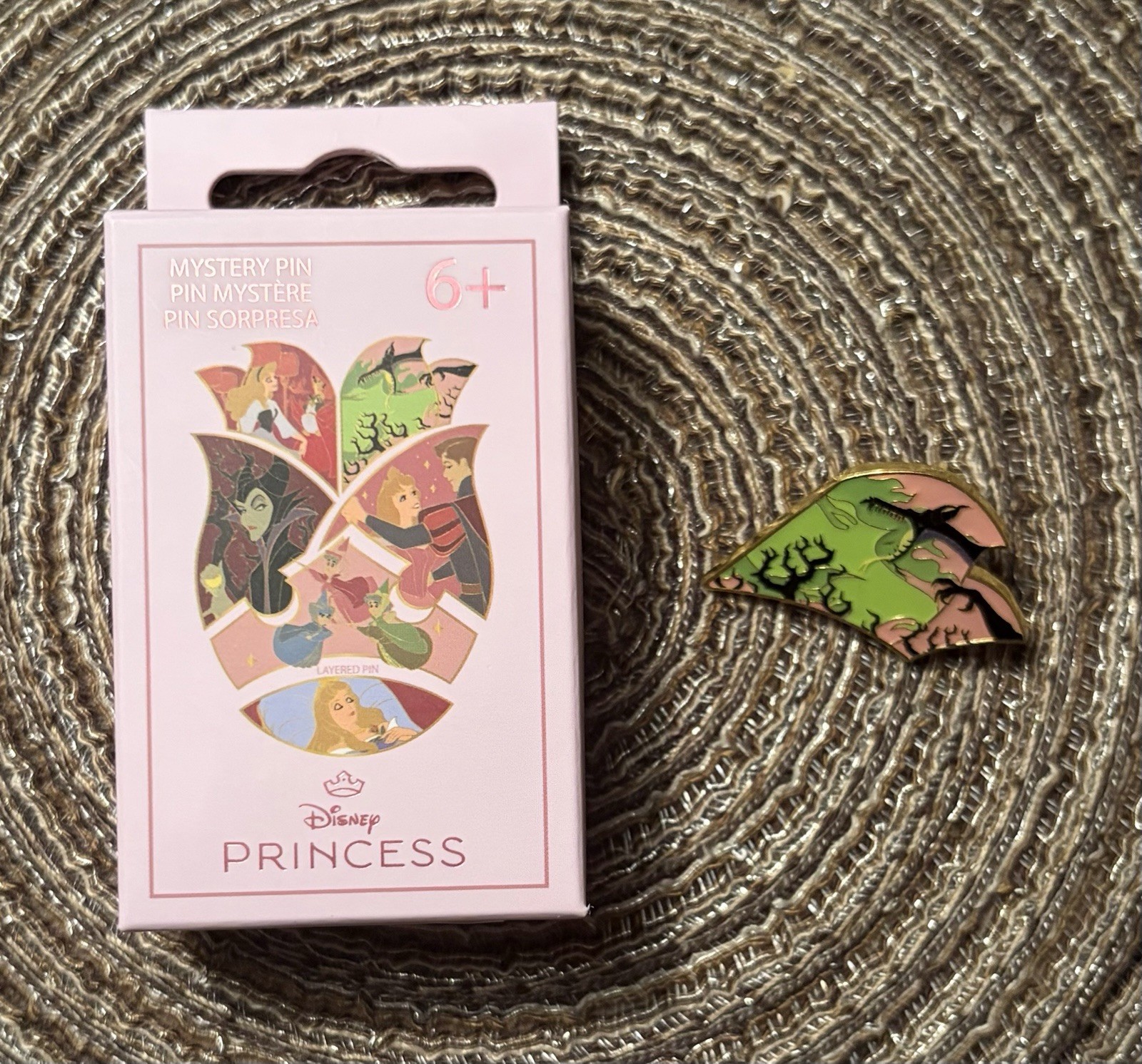 Loungefly Disney Sleeping Beauty Rose Puzzle Pins - Maleficent Dragon (w/ Box)