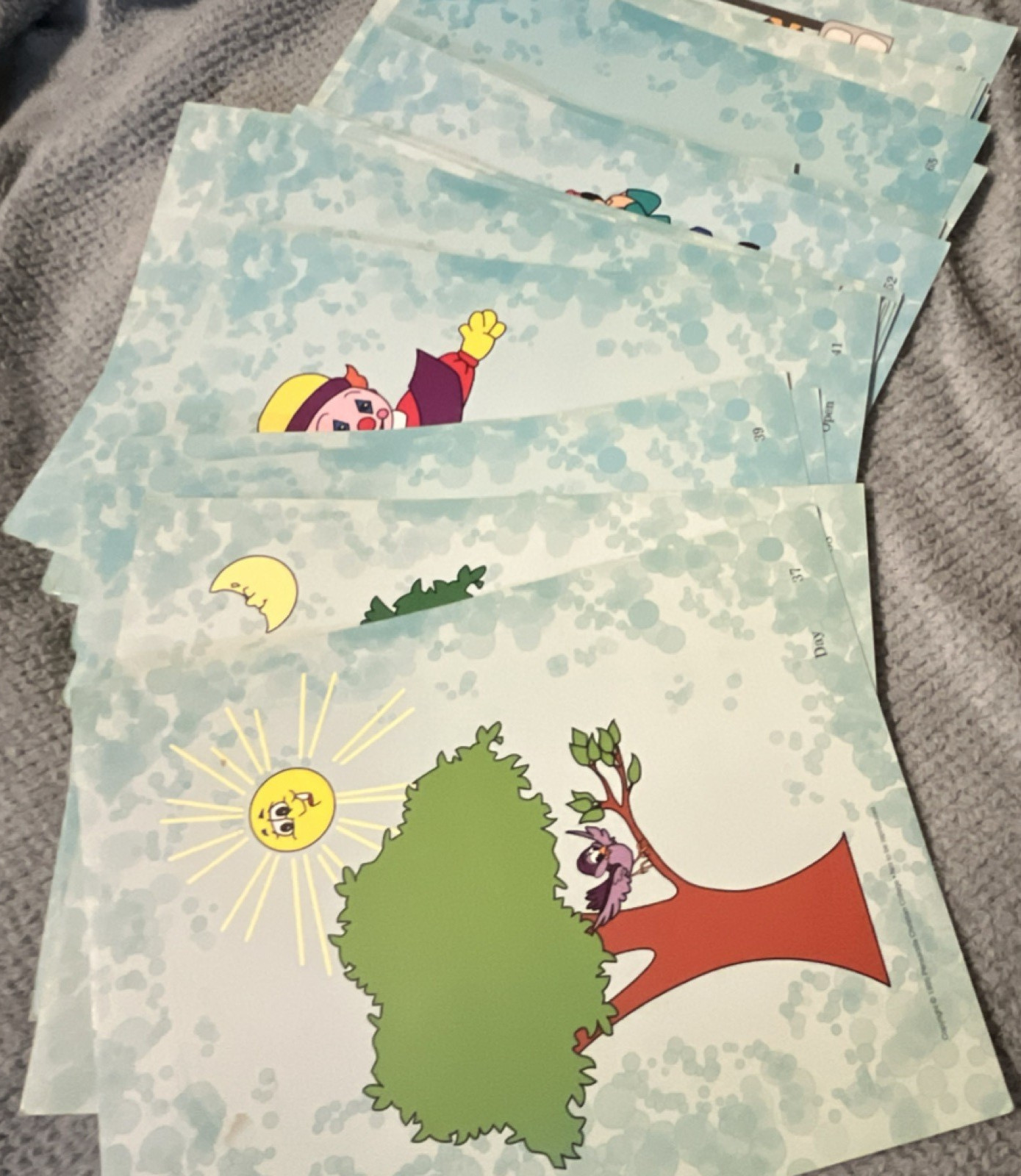 Abeka concept cards. Pre k - kindergarten - collectible - 1988 1980s Original