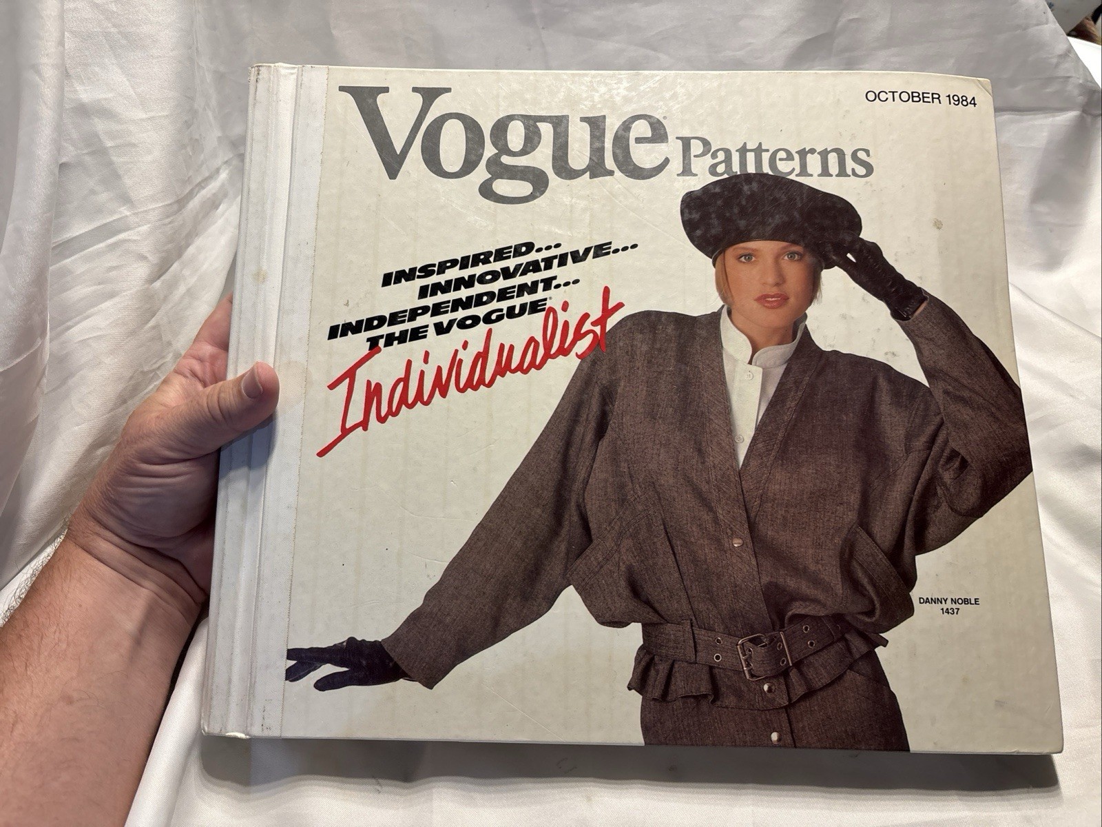 Vintage Vogue Pattern Portfolio Counter Book Oct1984 Individualist