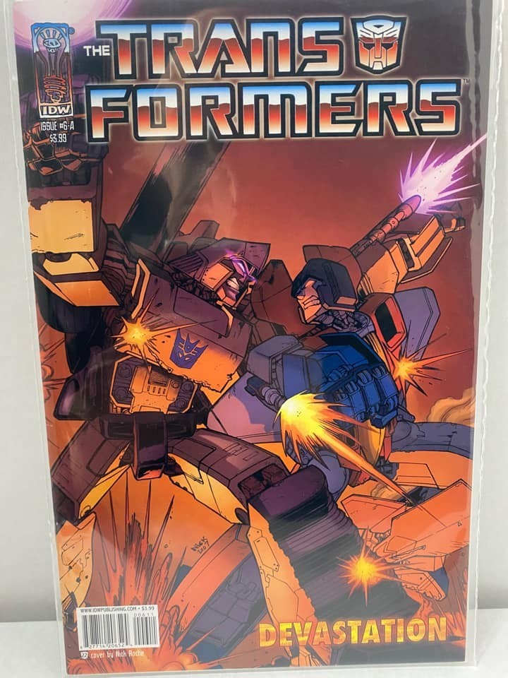 34514: IDW PUBLISHING THE TRANSFORMERS: DEVASTATION #6 VF Grade