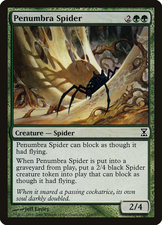 MTG Penumbra Spider [Time Spiral]