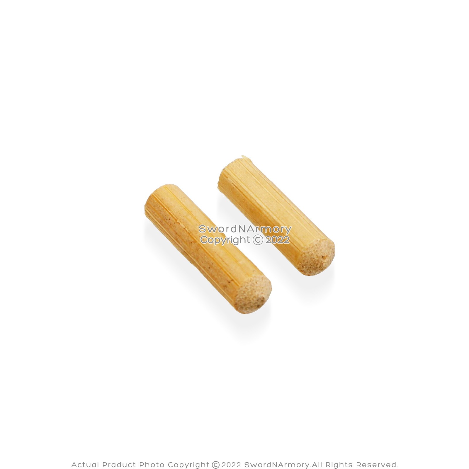 Smoked Bamboo Mekugi for Japanese Swords 2 Pc Set