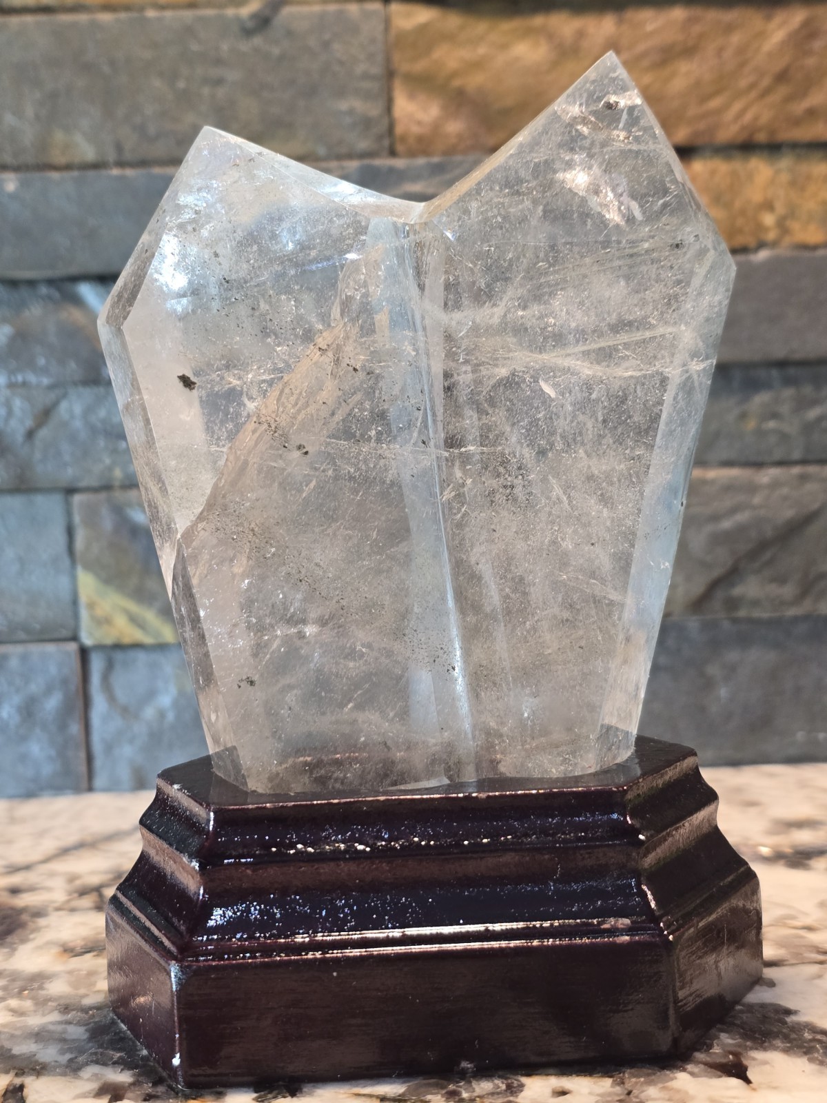 1.5 lb Top Quality Natural Clear Quartz Crystal Tower