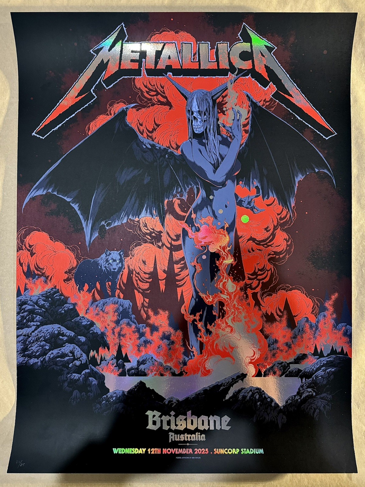 SET METALLICA ‘M72 BRISBANE ‘25 • PopUp/Foil/SE | MetStore/Concert Event/Reg/LE