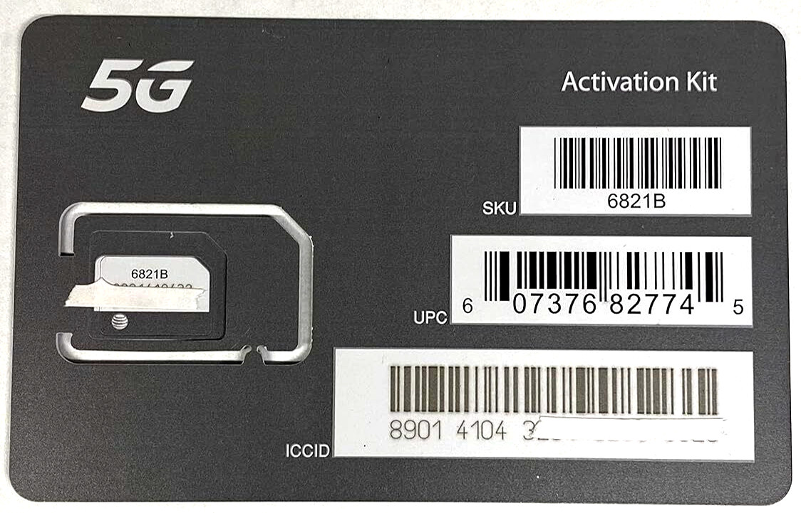 AT&T 5G & 4G TRIPLE SIM CARD \
