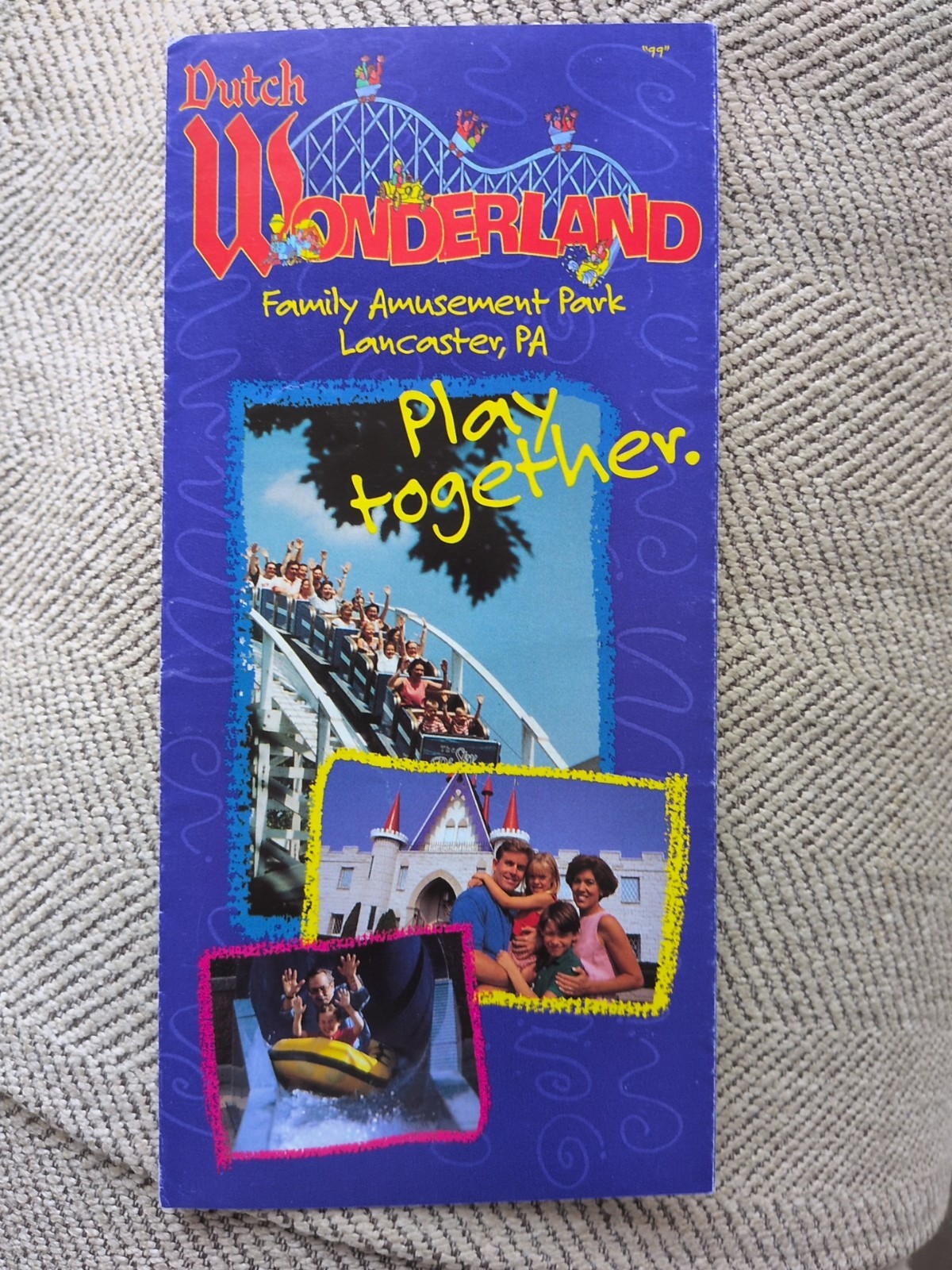 1999 Dutch Wonderland Amusement Theme Park Brochure Guide