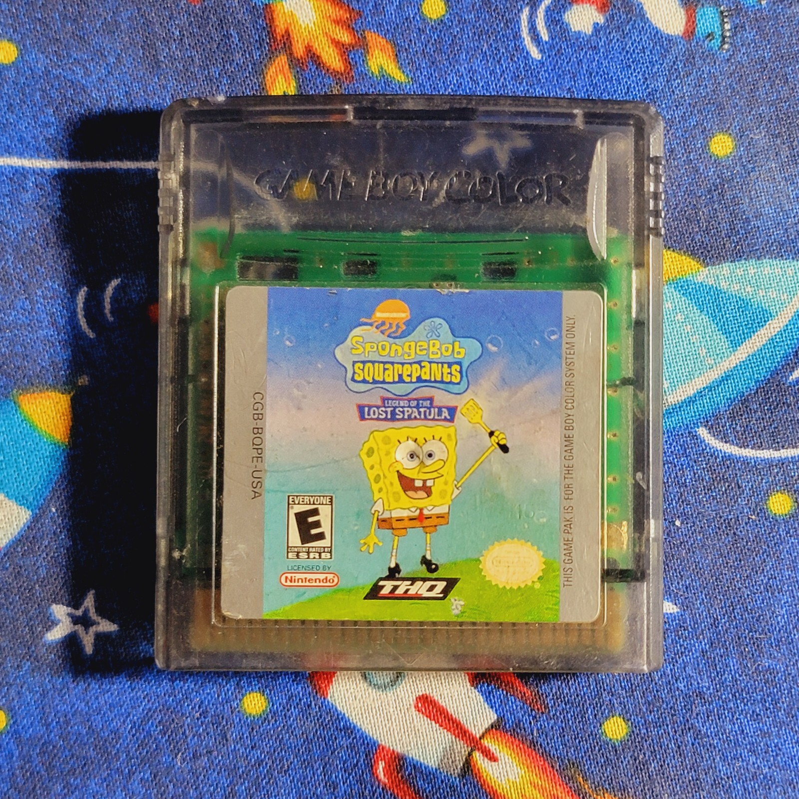 Spongebob Legend of the Lost Spatula Nintendo Gameboy Game Tested and Working