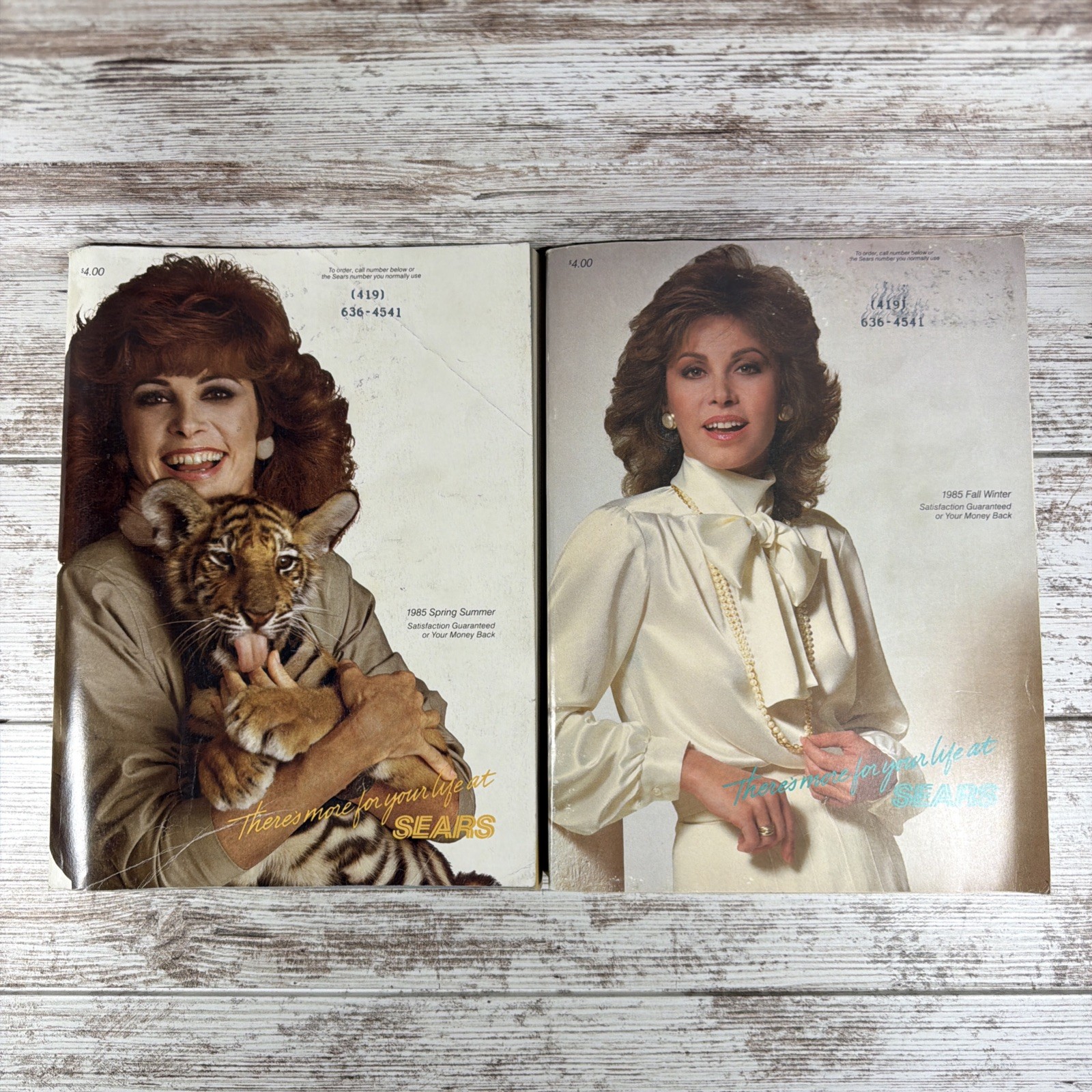 Sears Roebuck (Lot of 2) 1985 Spring/Summer & Fall/Winter Catalogs Vintage