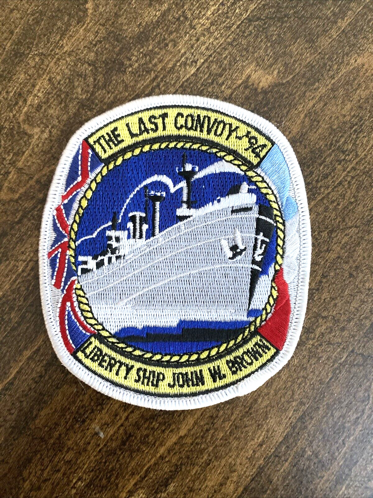 US Merchant Marine Patch The Last Convoy 1994 Liberty Ship John W Brown NEW