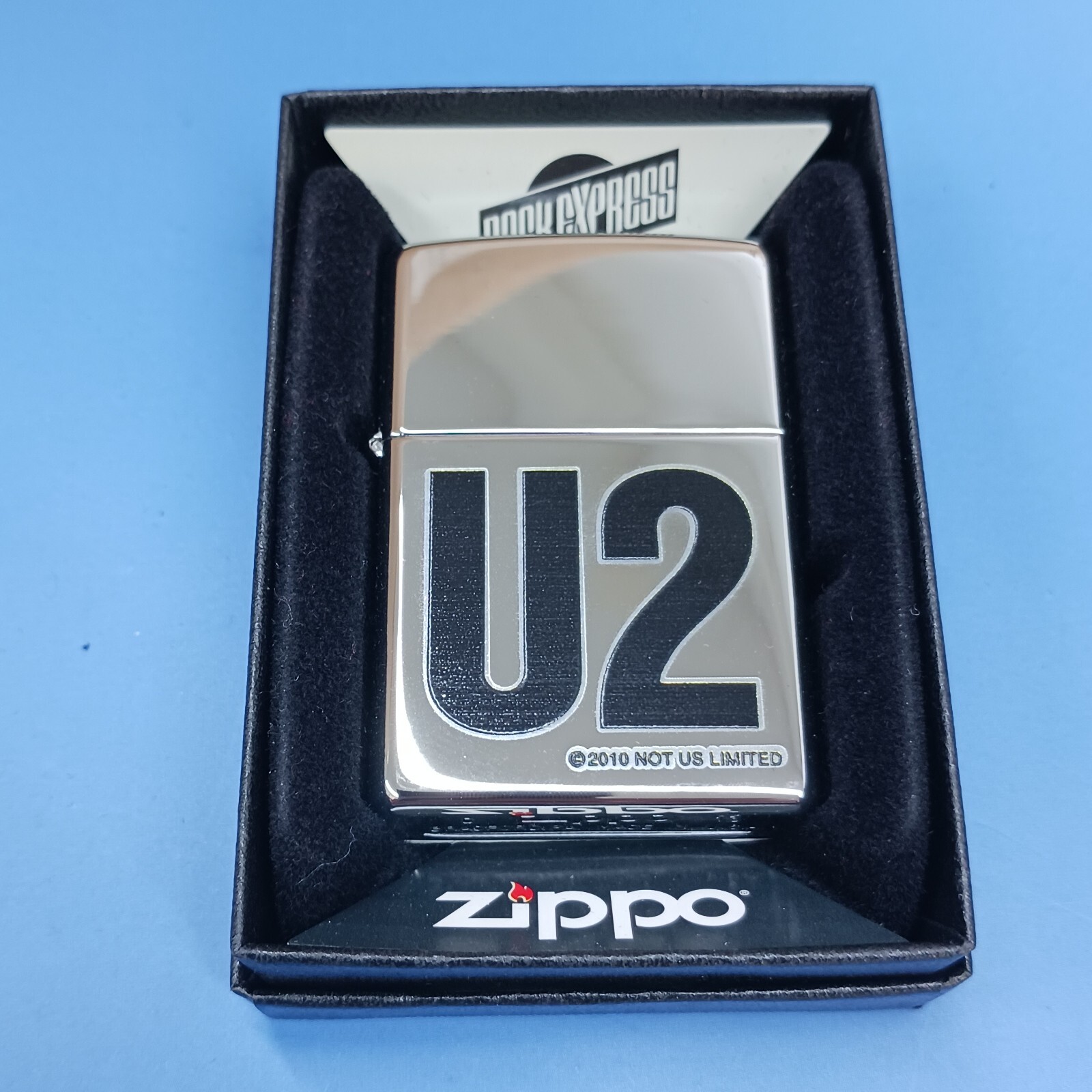Zippo U2 High Polish Chrome 69616