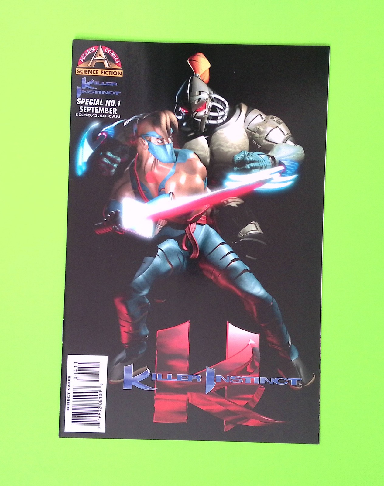 Killer Instinct #4 Vol. 1 1996 Armada High Grade Comic Book Q130-50