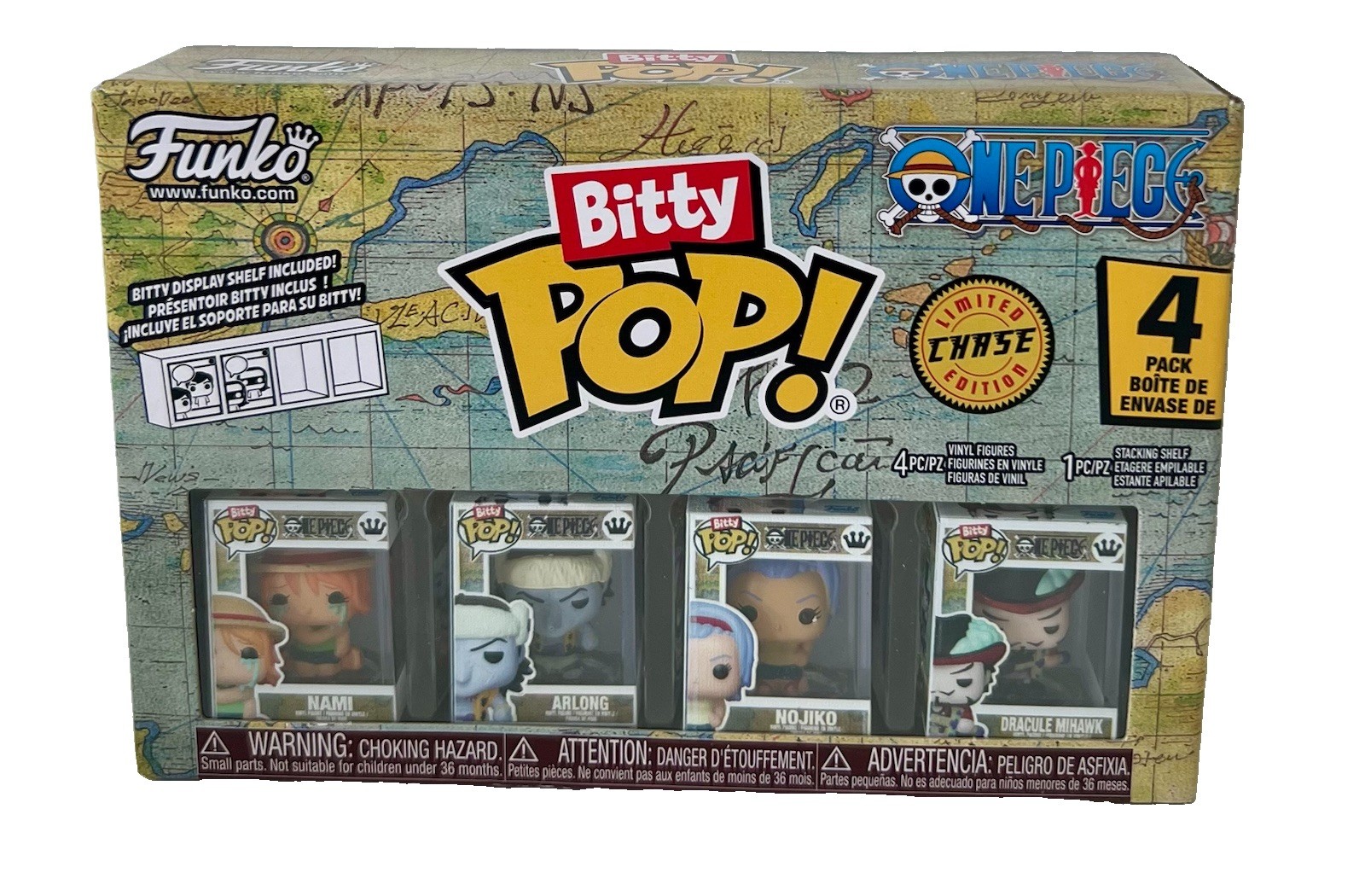 Funko Bitty Pop One Piece Chase 4-Pack Smoker Nami Nojiko Arlong