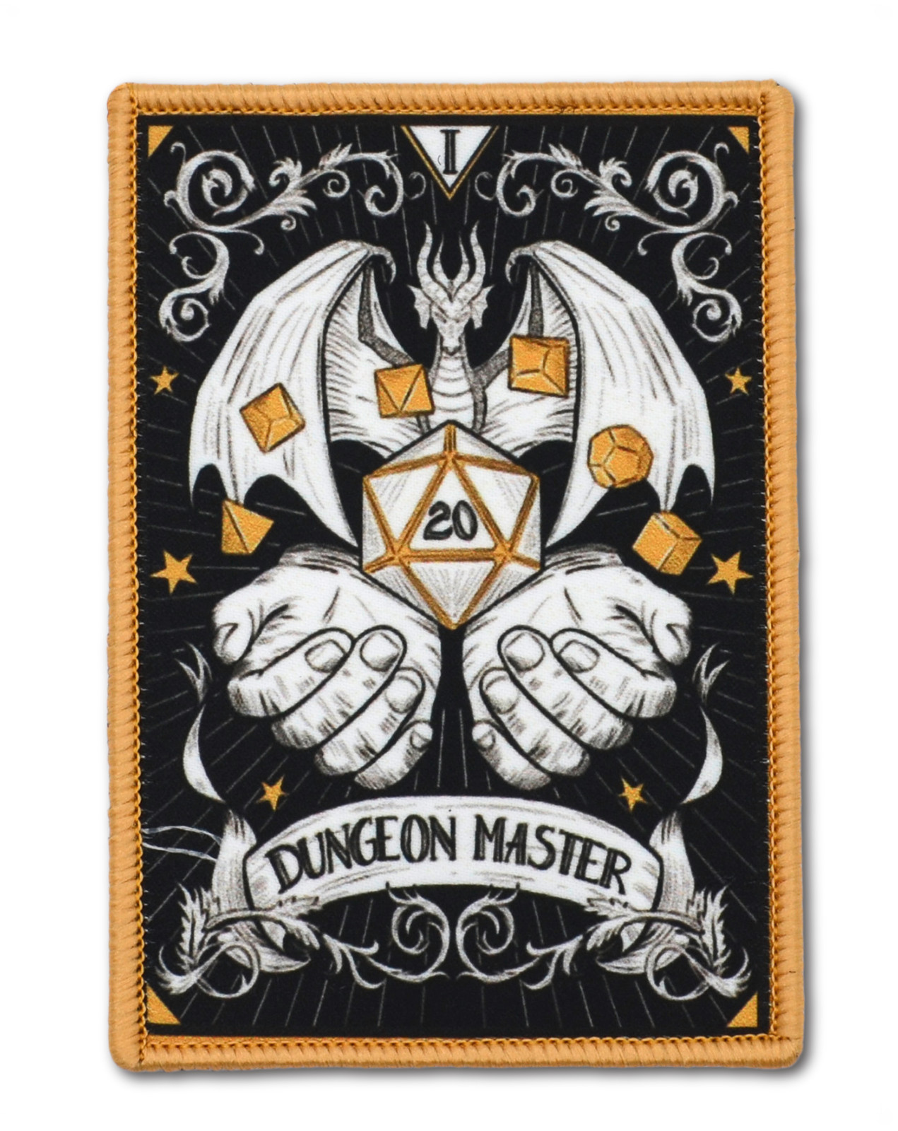 Dungeon Master DnD Dungeons and Dragons D&D d20 Hook Loop Tactical Morale Patch