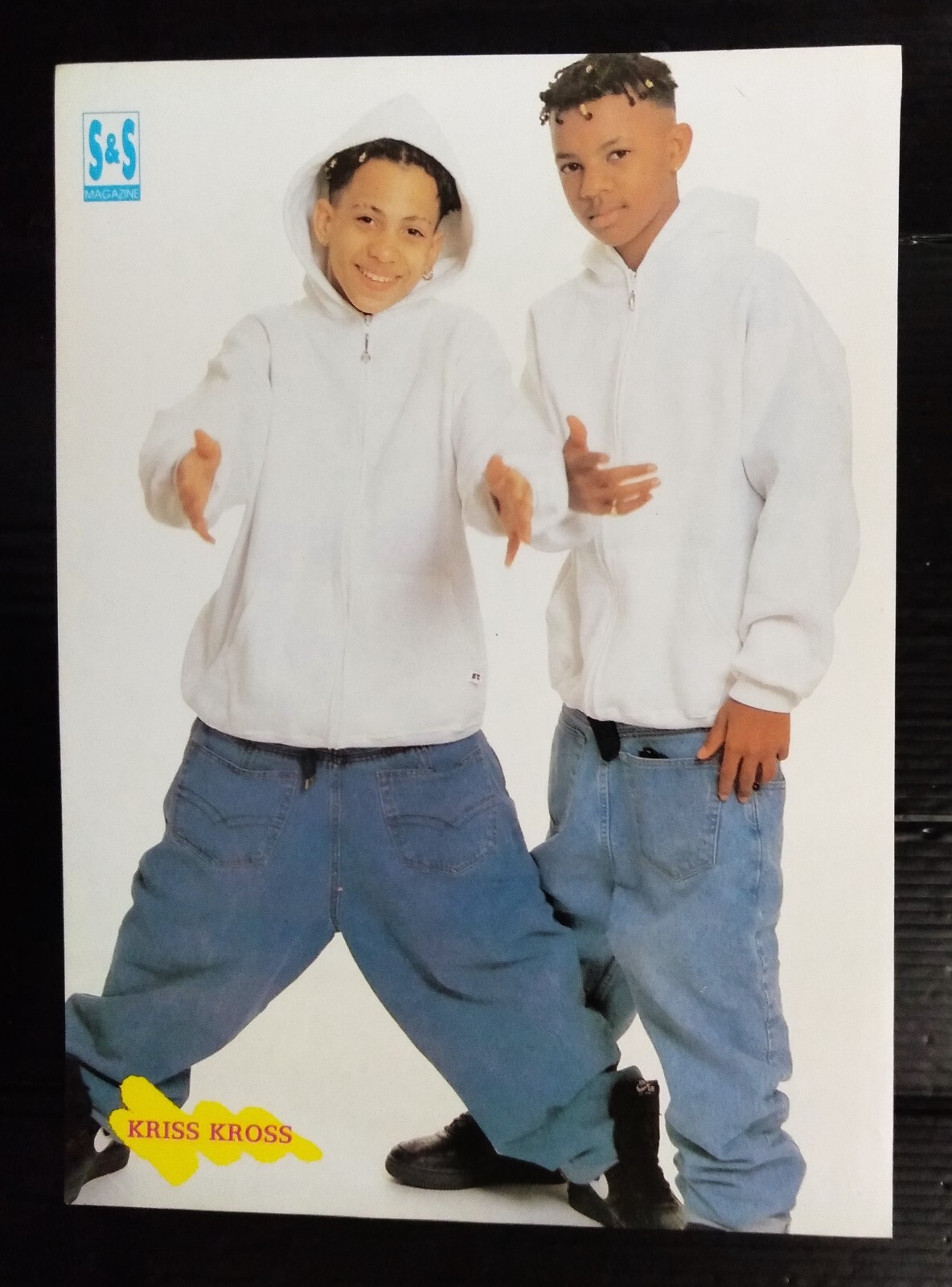 C447 Kris Kross Brendan Fraser Vintage Thailand ONLY 1 COLOR PAGE MEGA RARE