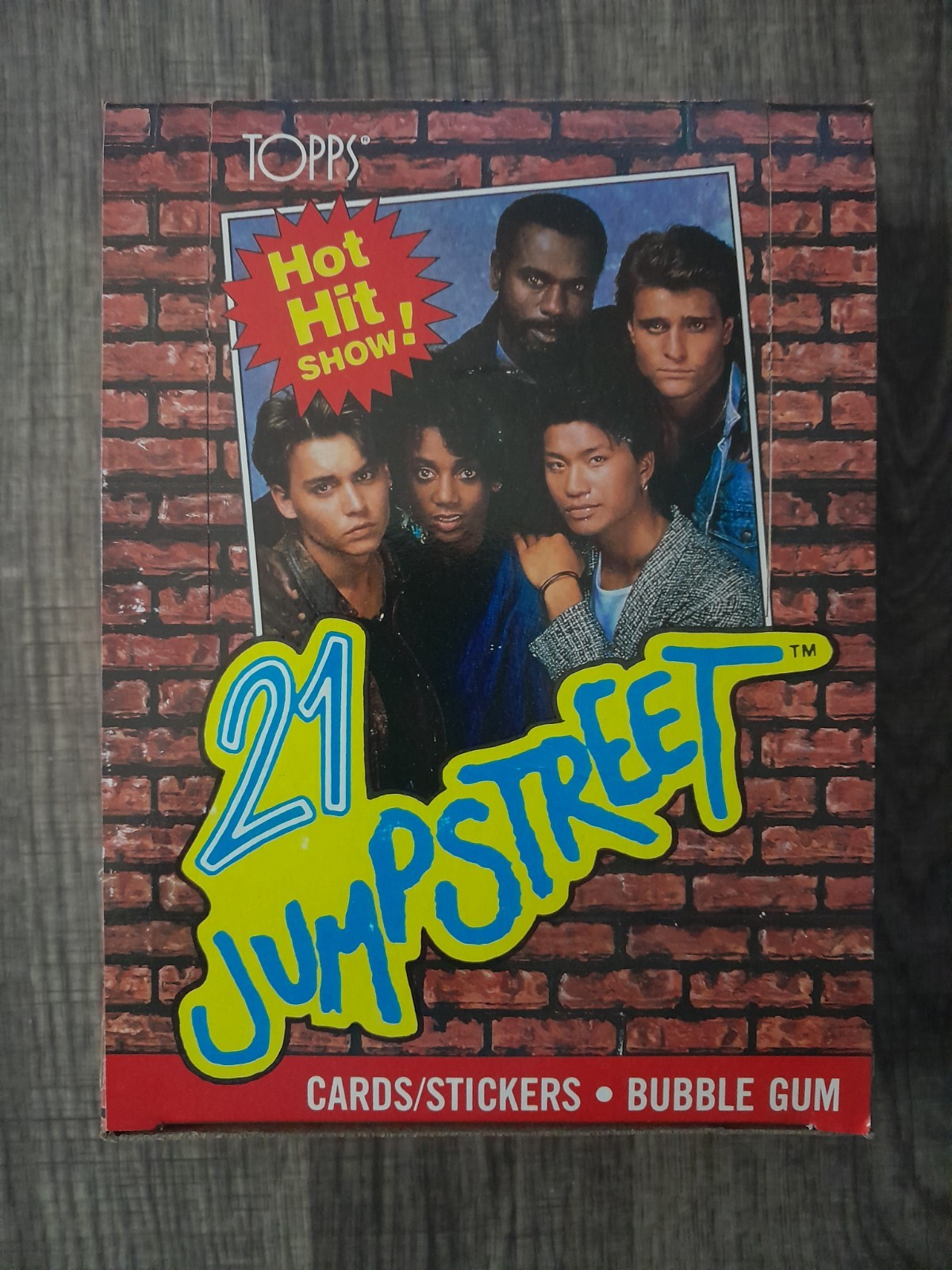 1988 Topps 21 Jump Street Non X Out Box 48 Packs