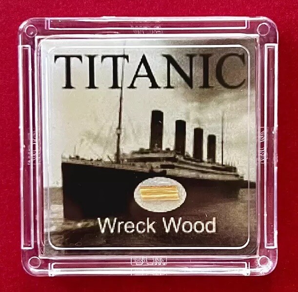 RMS Titanic Wreck Wood Artifact w/ COA. White Star Line WSL Real Relic. Popular