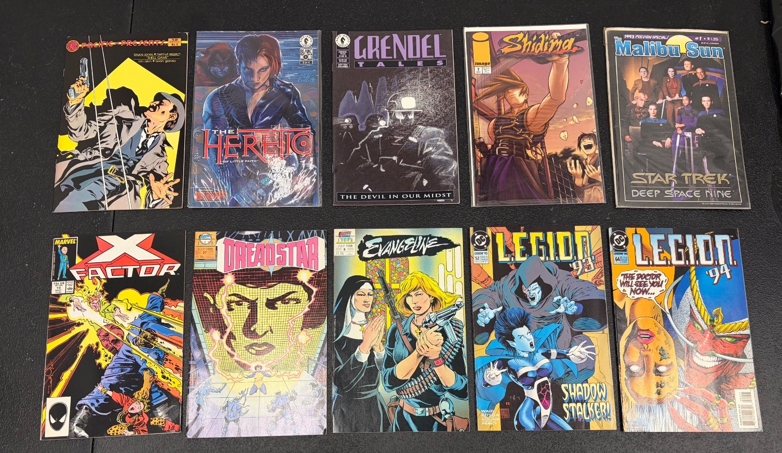 Lot of Copper Age Comics Evangeline Legion Grendel Star Trek X Dreadstar Heretic