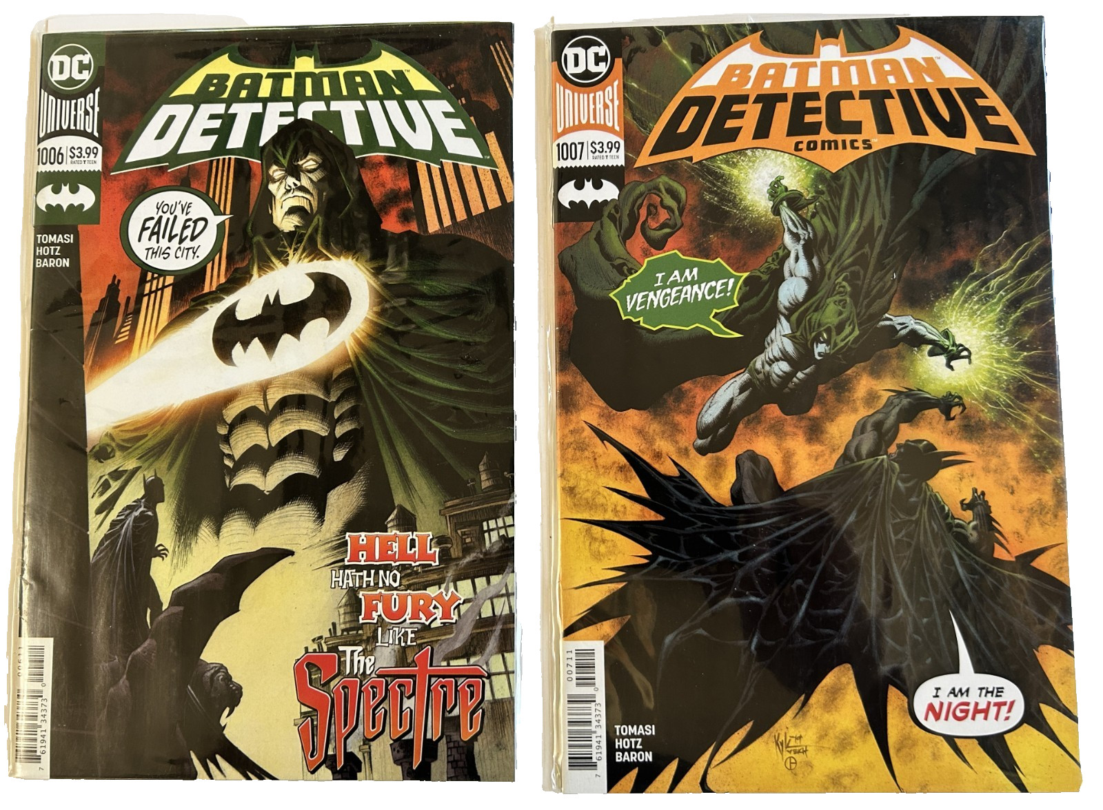 DETECTIVE COMICS #1006 AND #1007  - COMPLETE TWO ISSUE STORY ARC - 2019