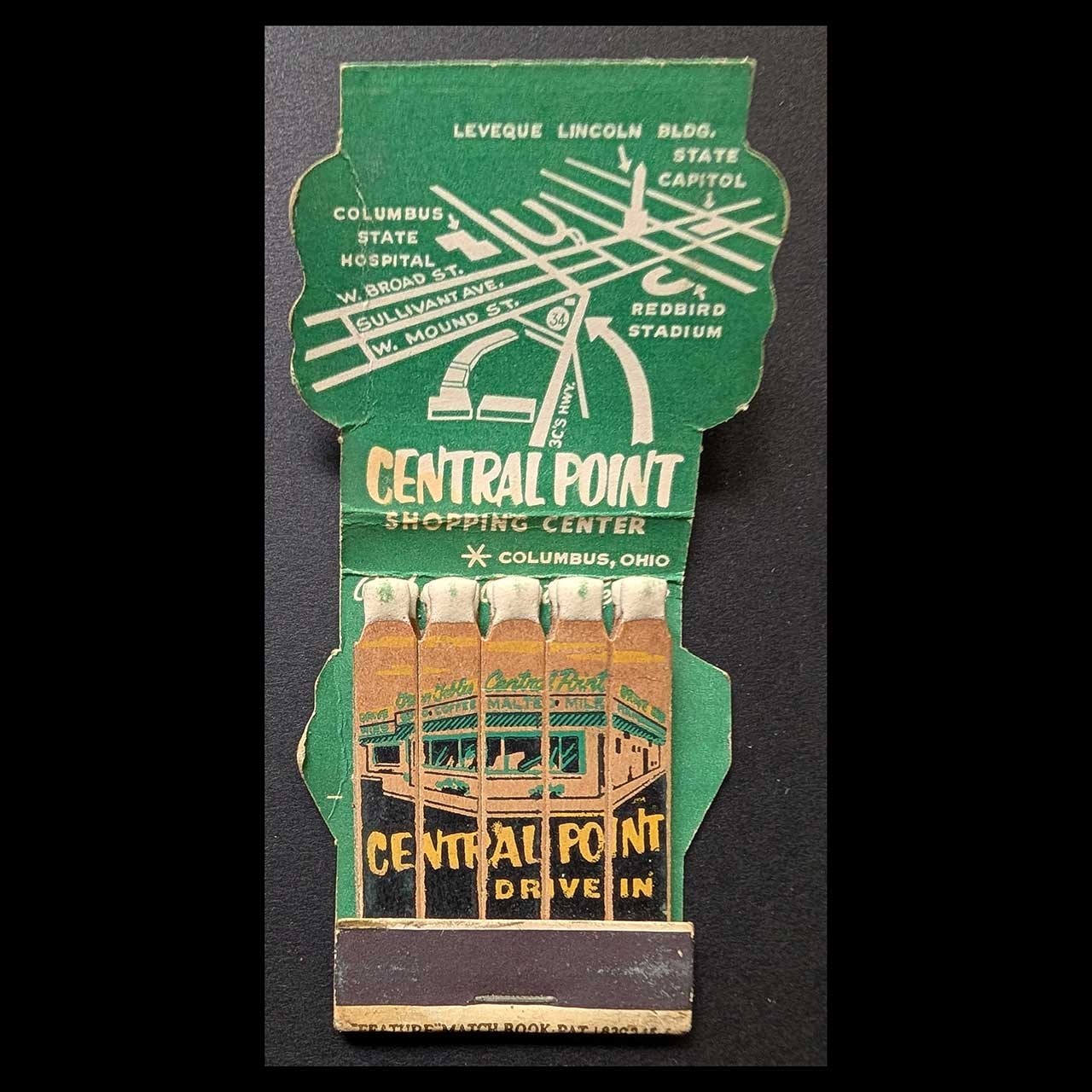 Full Book Feature Matchbook Big Burger Central Point Drive In Columbus OH