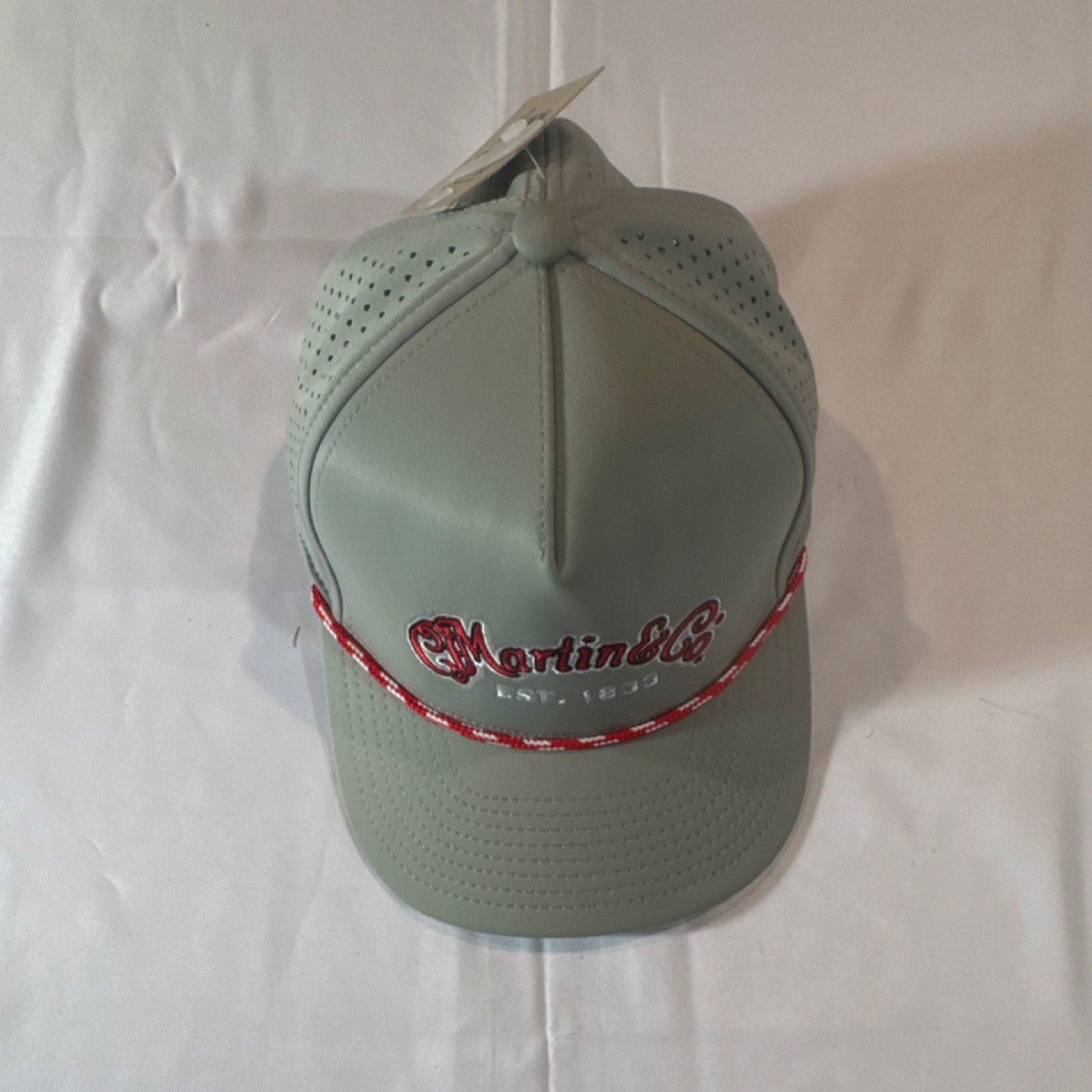 Martin & Co. Est. 1833 Gray  Red White Advertising Hat Cap