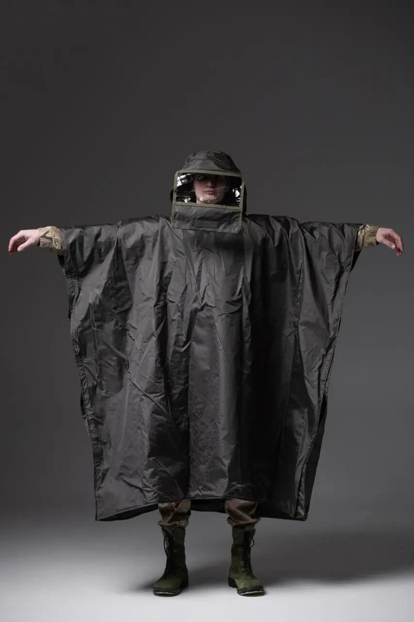 Anti-Thermal Vision Poncho Cloak Additional Foil Barrier.🇺🇦