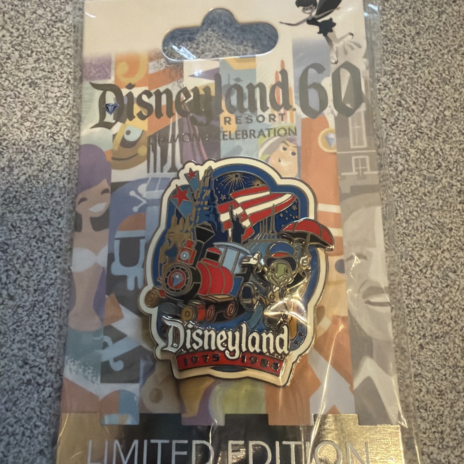 Disneyland Thru The Decades Pin 1975-1984