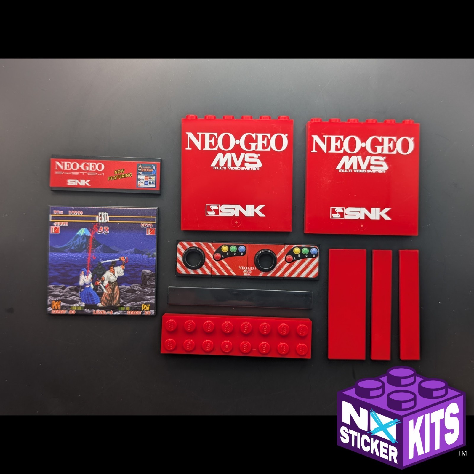 Neo-Geo MVS Conversion Kit for Lego® Arcade Machine #40805
