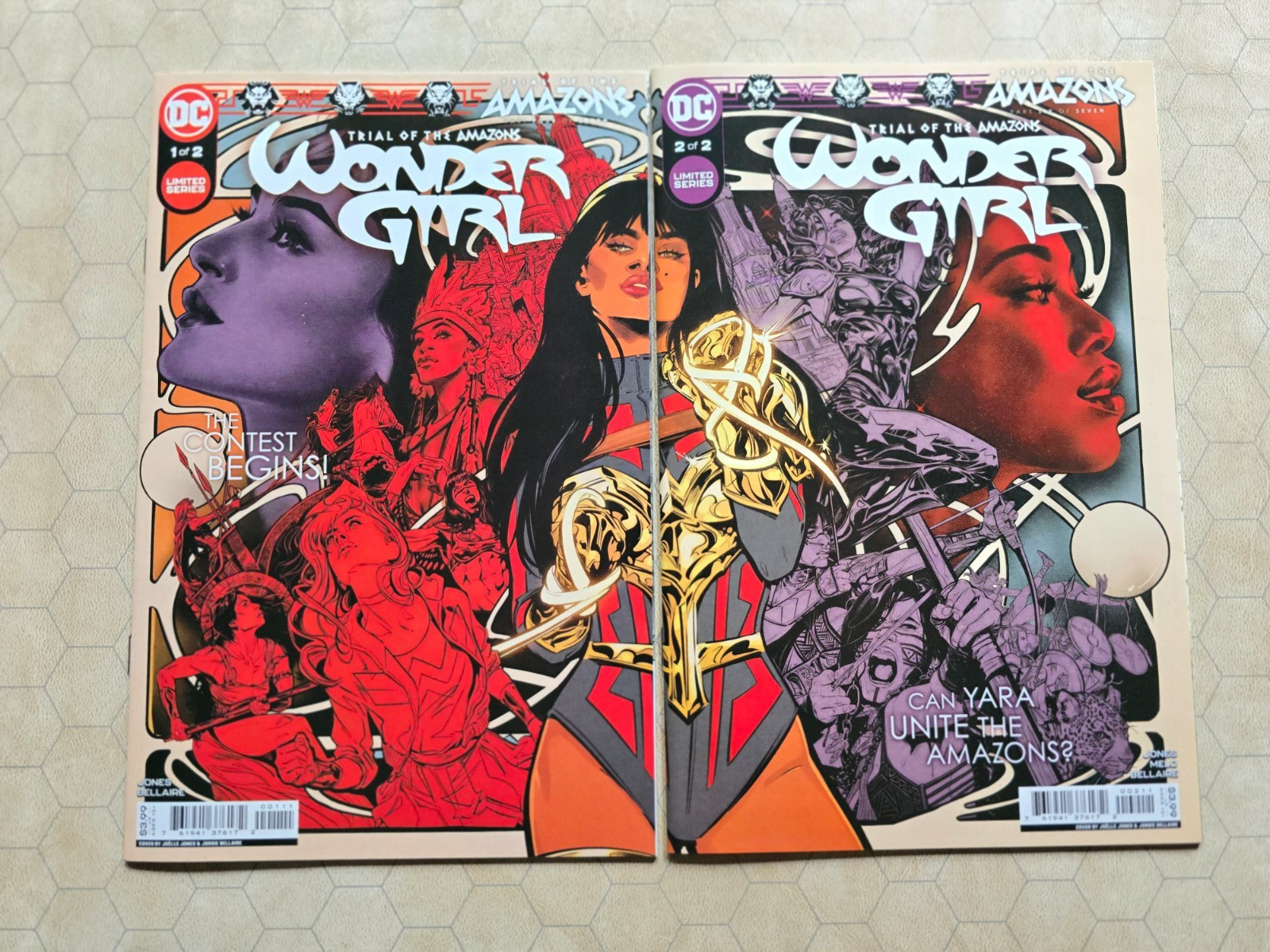 Trail of the Amazons Wonder Girl 1-2 Limited Run Complete
