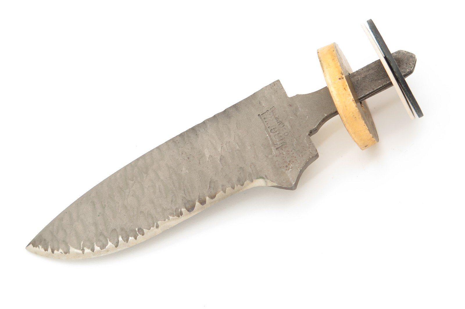 Vtg 80s Virginia Chip Flint Fukuta Seki Japan Fixed Blade Knife Making Blank Kit
