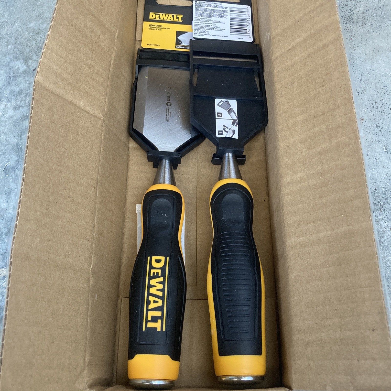 2 Pack - Brand New DEWALT Wood Chisel 2