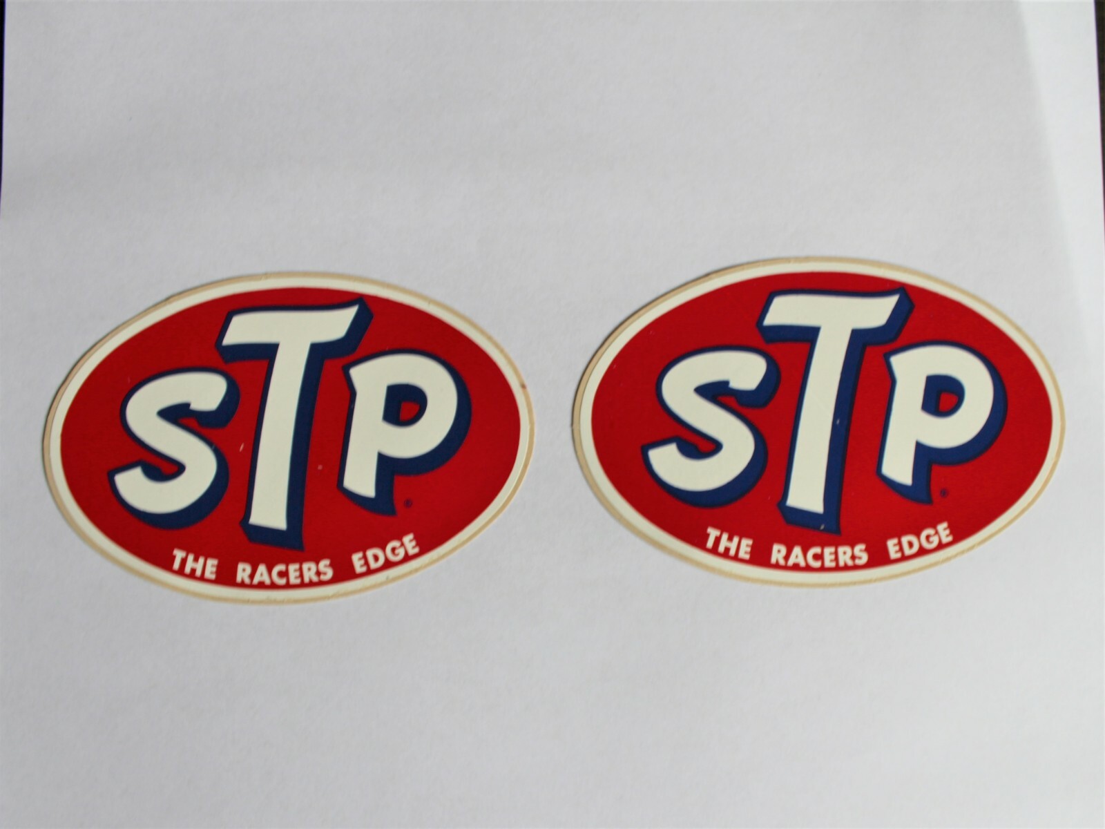 1968 STP 2 VINTAGE ORIGINAL THE RACERS EDGE STICKERS DECALS NASCAR NHRA 4-3/4