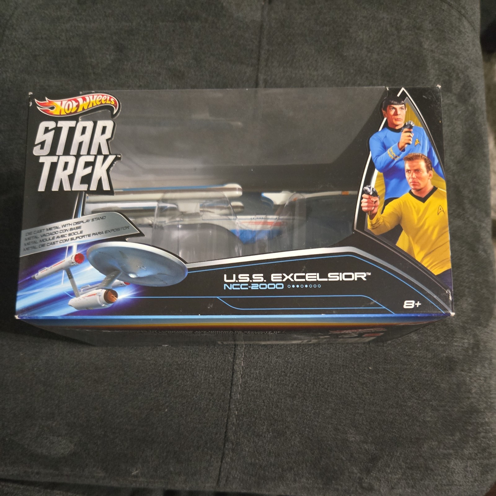 2013 Hot Wheels Star Trek USS Excelsior NCC-2000 NIP