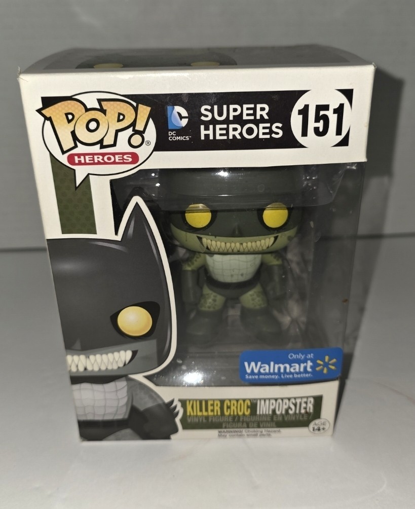 Funko Pop DC Superheroes Killer Croc Impopster #151 Walmart Exclusive NIB