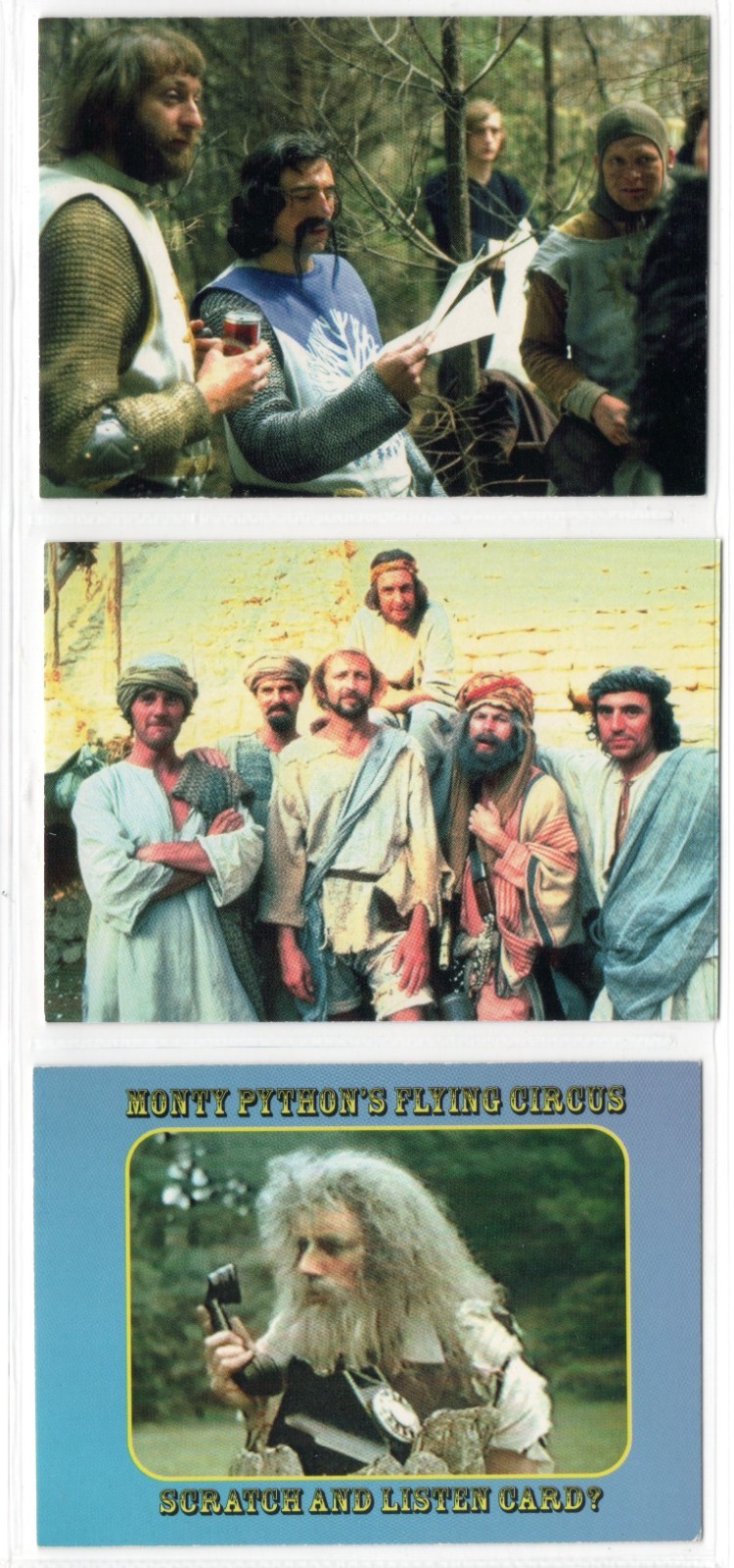 MONTY PYTHON'S FLYING CIRCUS COMPLETE 3 PROMO CHASE CARD SET CORNERSTONE 1995